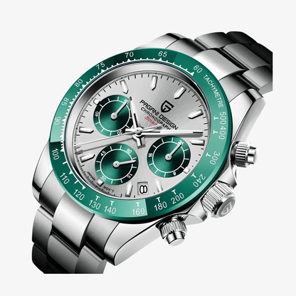 Muški Sat Pagani Design PD1664 Daytona Metal - Green