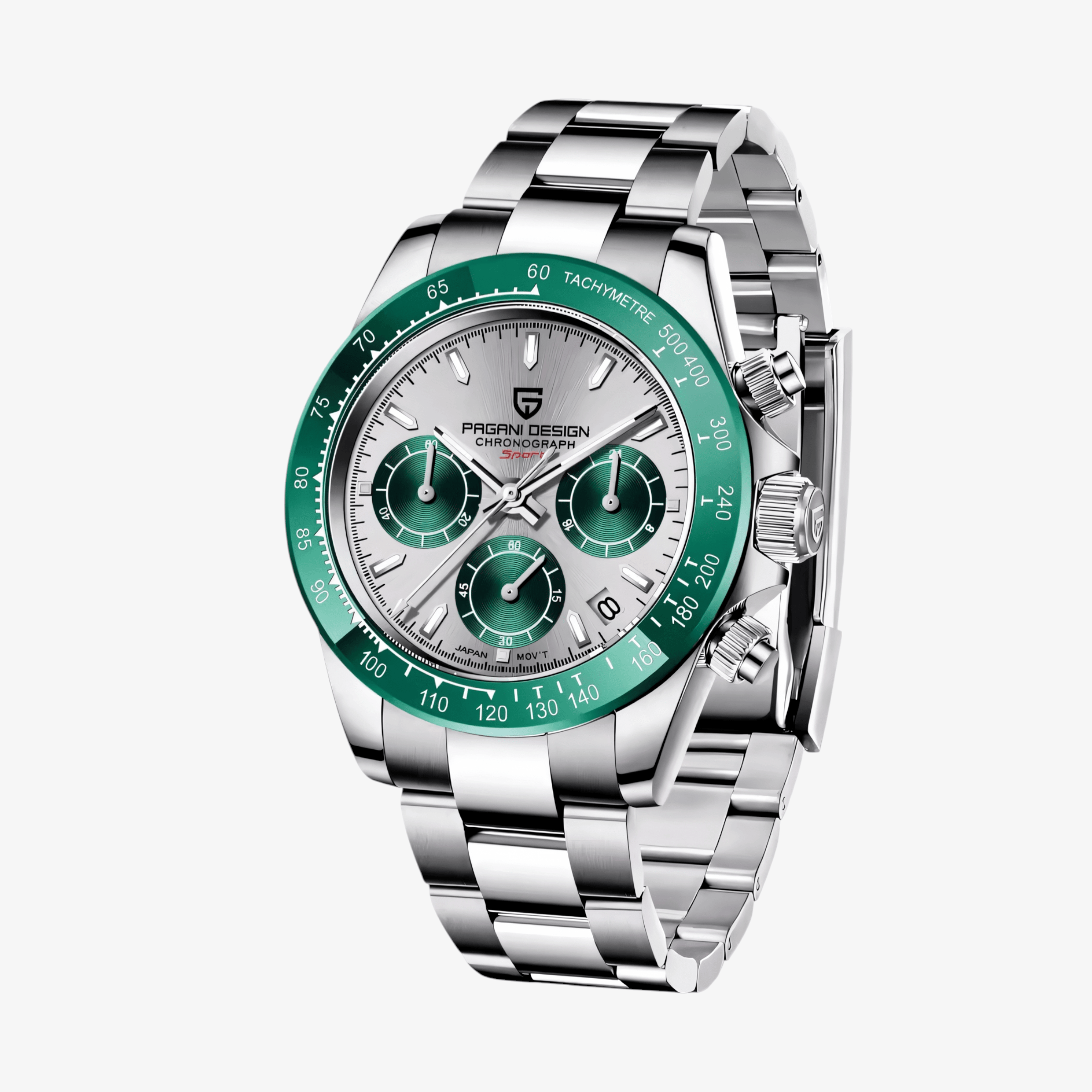 Muški Sat Pagani Design PD1664 Daytona Metal - Green