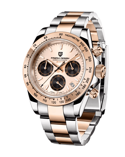 agani Design PD1664 Daytona Metal - Rose Gold - -  Prikaz prednje strane muškog sata