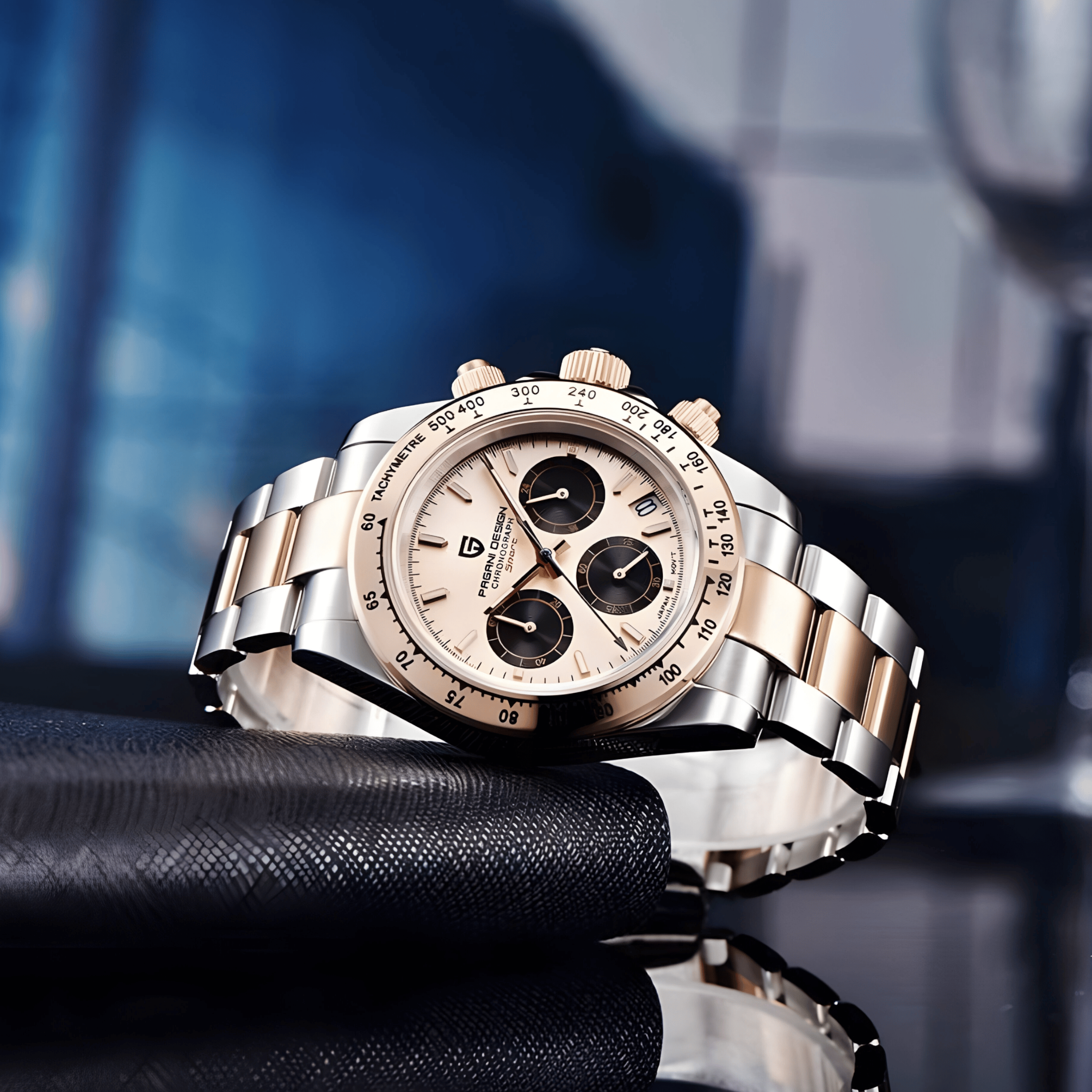 Muški Sat Pagani Design PD1664 Daytona Metal - Rose Gold