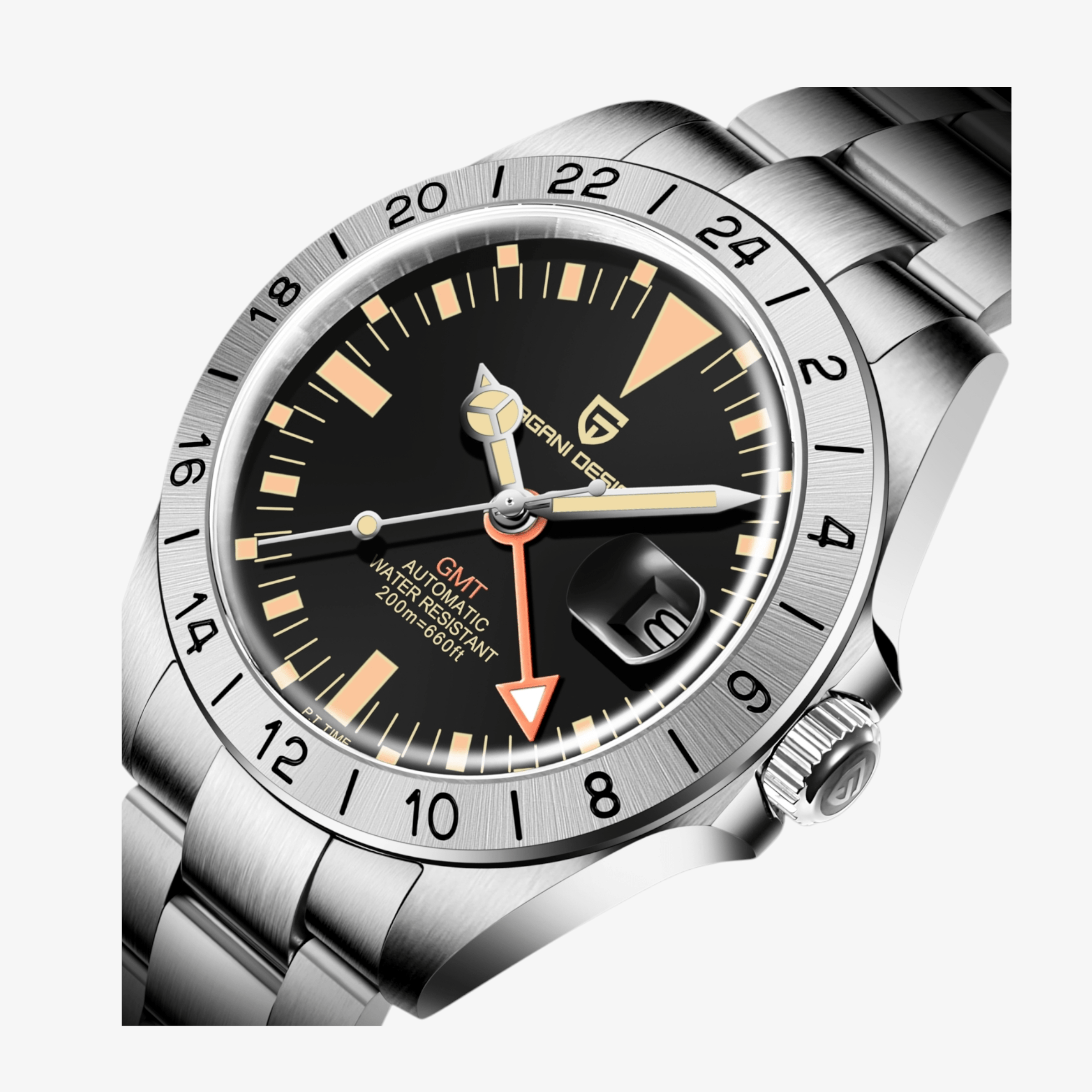 Muški Sat Pagani Design PD1693 Automatik - Steve McQueen GMT