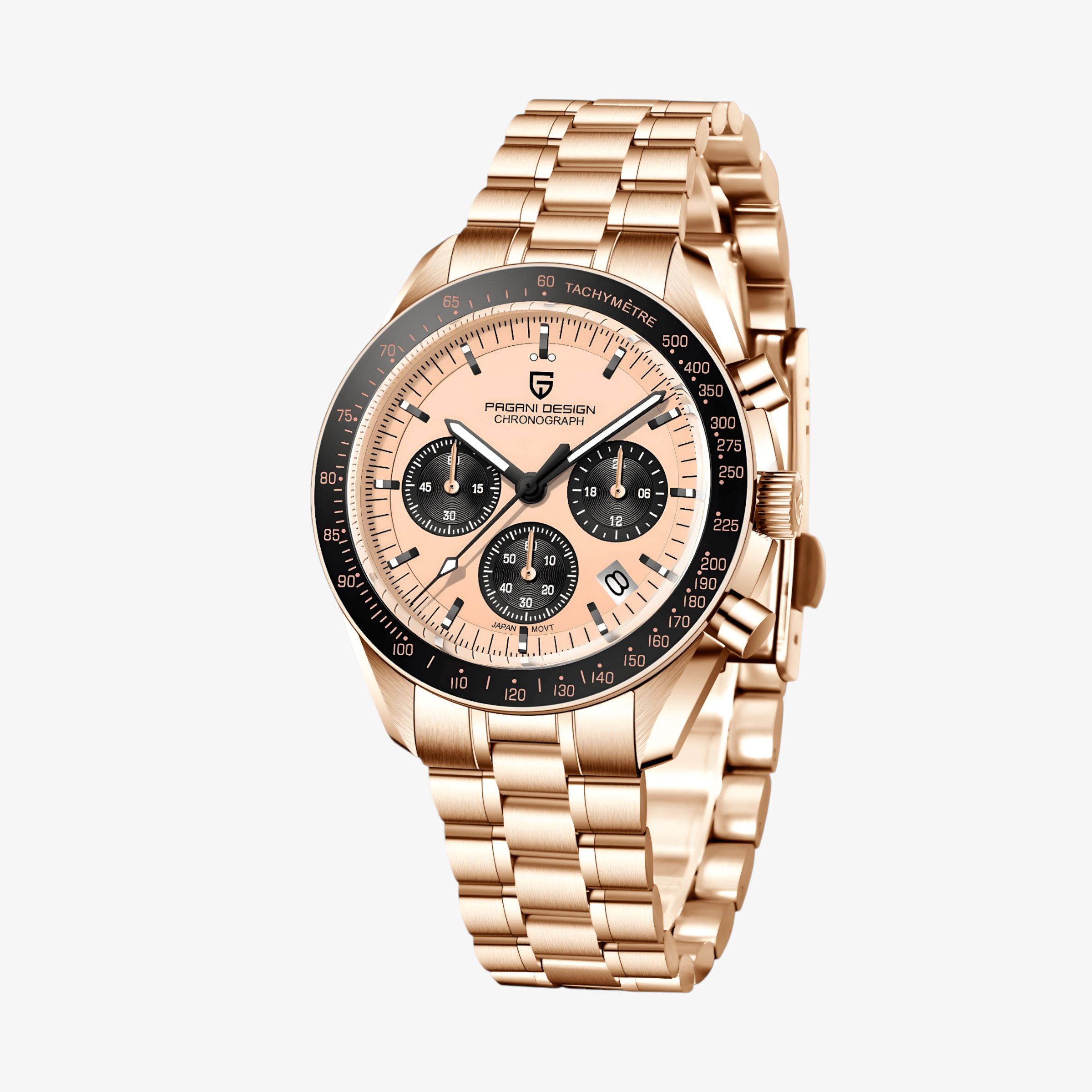 Muški Sat Pagani Design PD1701 Speedmaster - Rose Gold