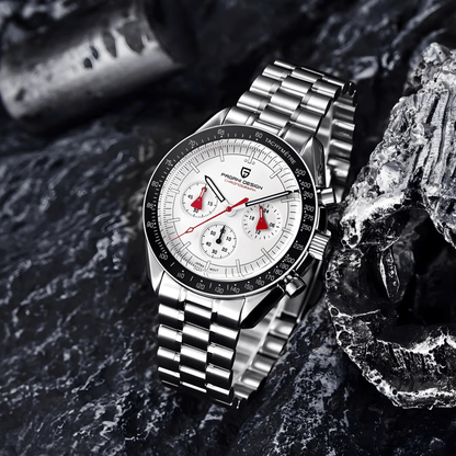 Muški Sat Pagani Design PD1701 - White & Red Speedmaster