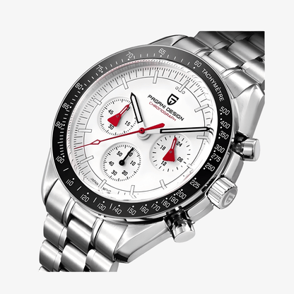 Muški Sat Pagani Design PD1701 - White & Red Speedmaster