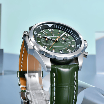 Muški Sat Pagani Design PD1811 Chronograph - Green