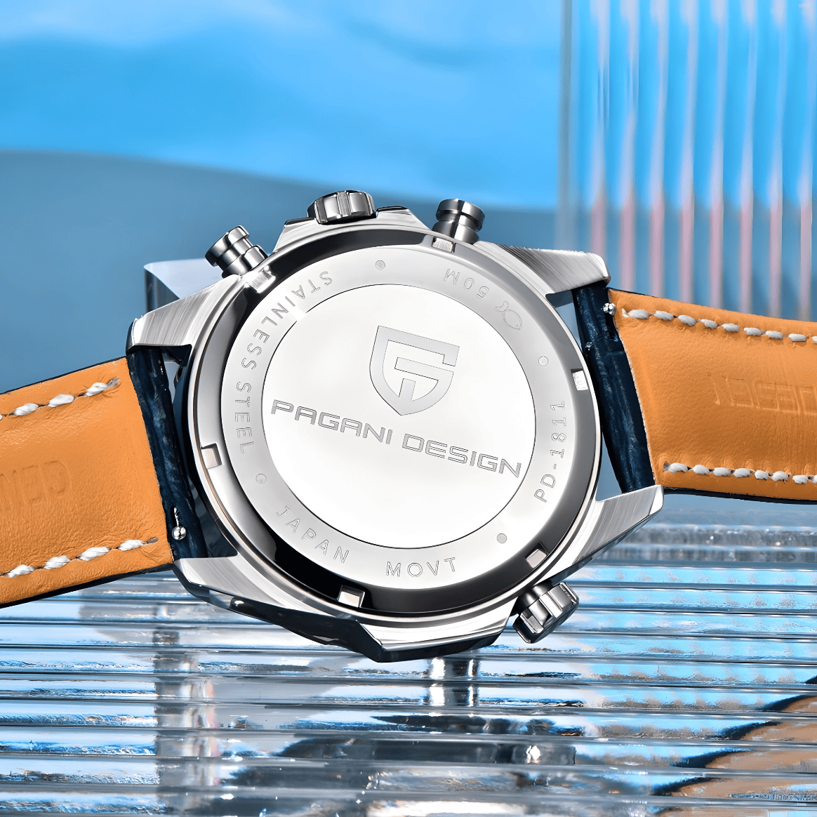 Muški Sat Pagani Design PD1811 Chronograph - Green