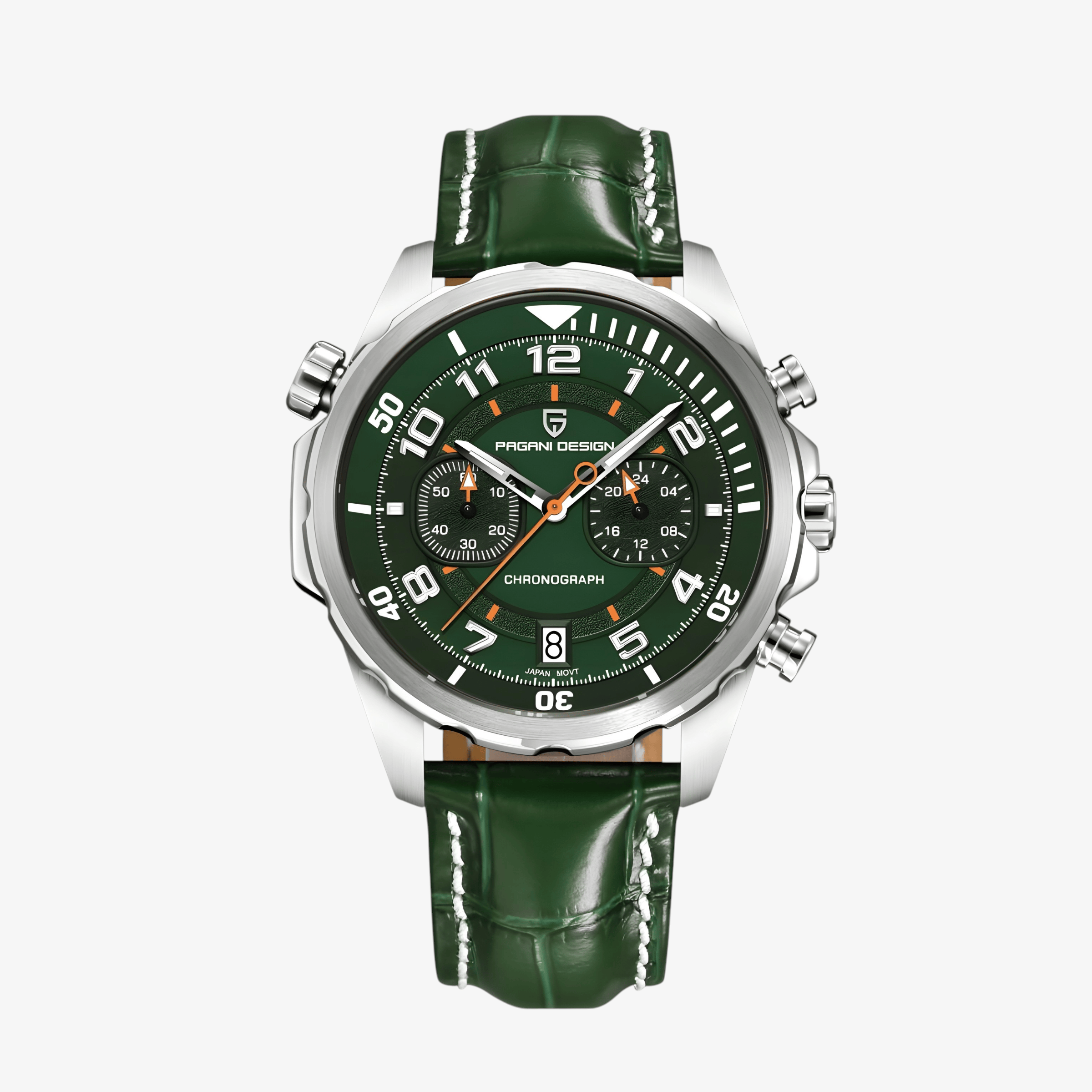 Muški Sat Pagani Design PD1811 Chronograph - Green