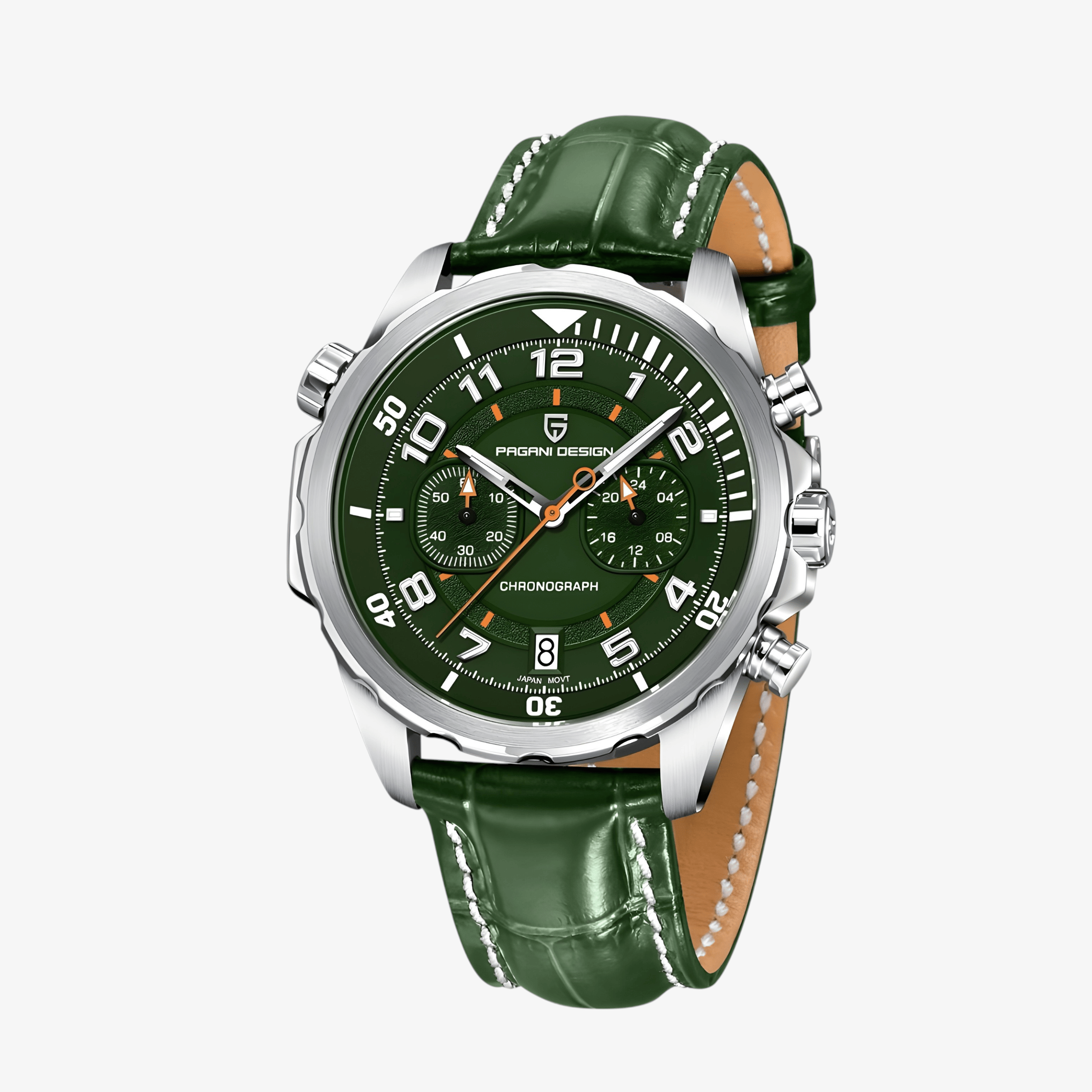 Muški Sat Pagani Design PD1811 Chronograph - Green