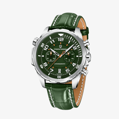 Muški Sat Pagani Design PD1811 Chronograph - Green