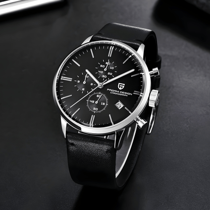 Muški Sat Pagani Design PD2720 Flight Chronograph - Black