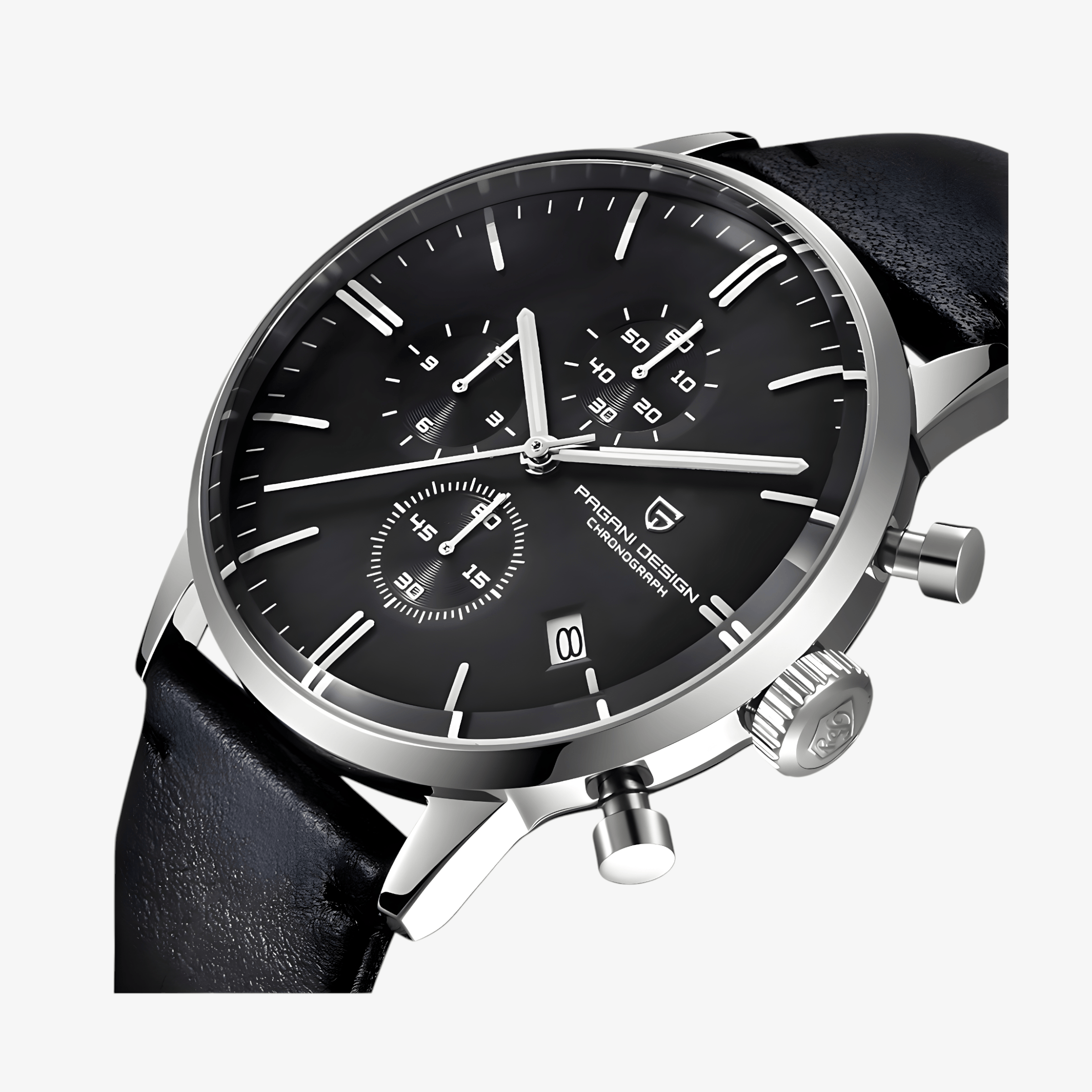 Muški Sat Pagani Design PD2720 Flight Chronograph - Black