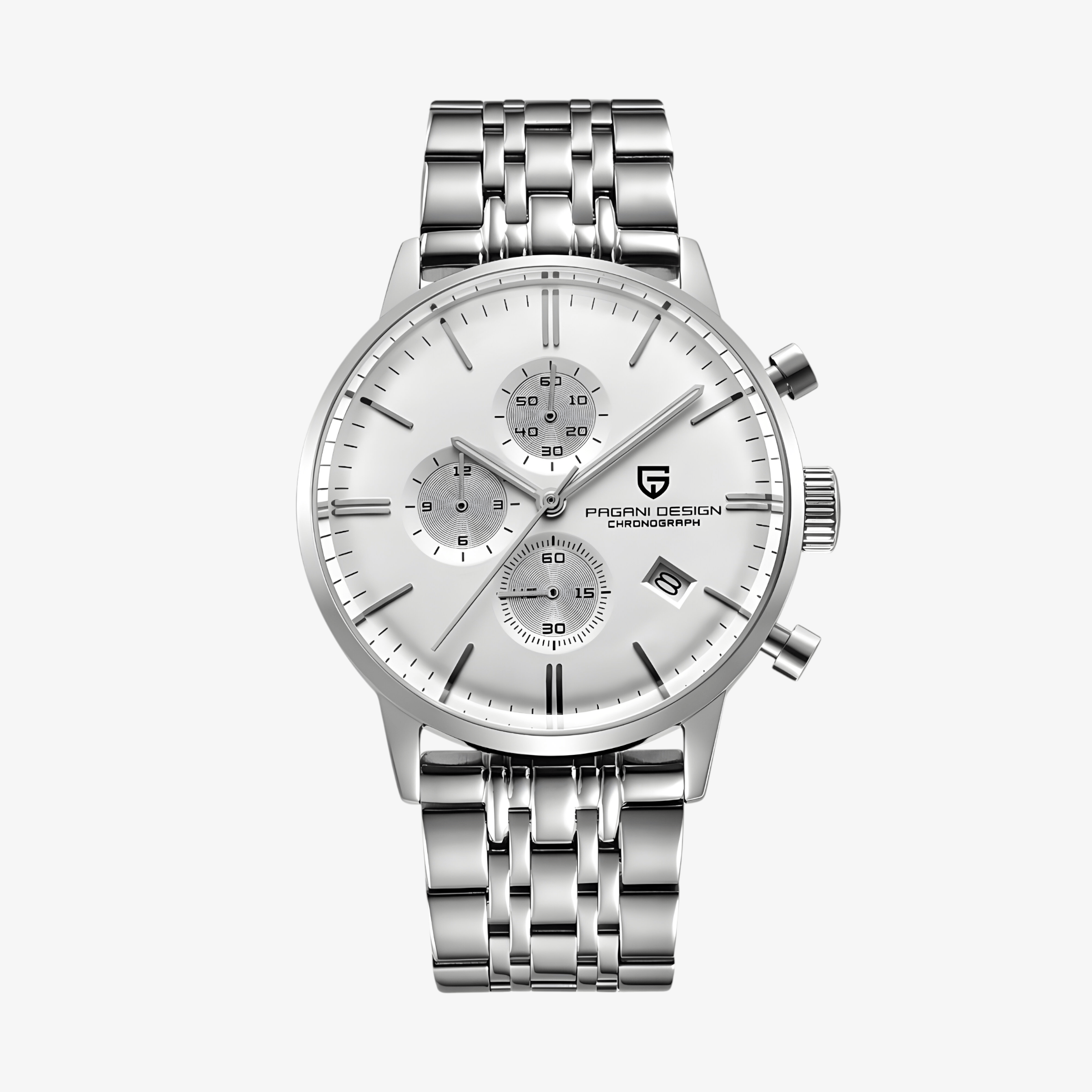 Muški Sat Pagani Design PD2720 Flight Chronograph - White