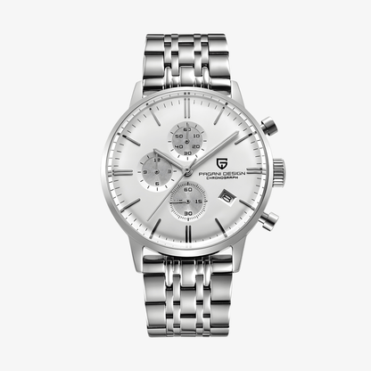 Muški Sat Pagani Design PD2720 Flight Chronograph - White