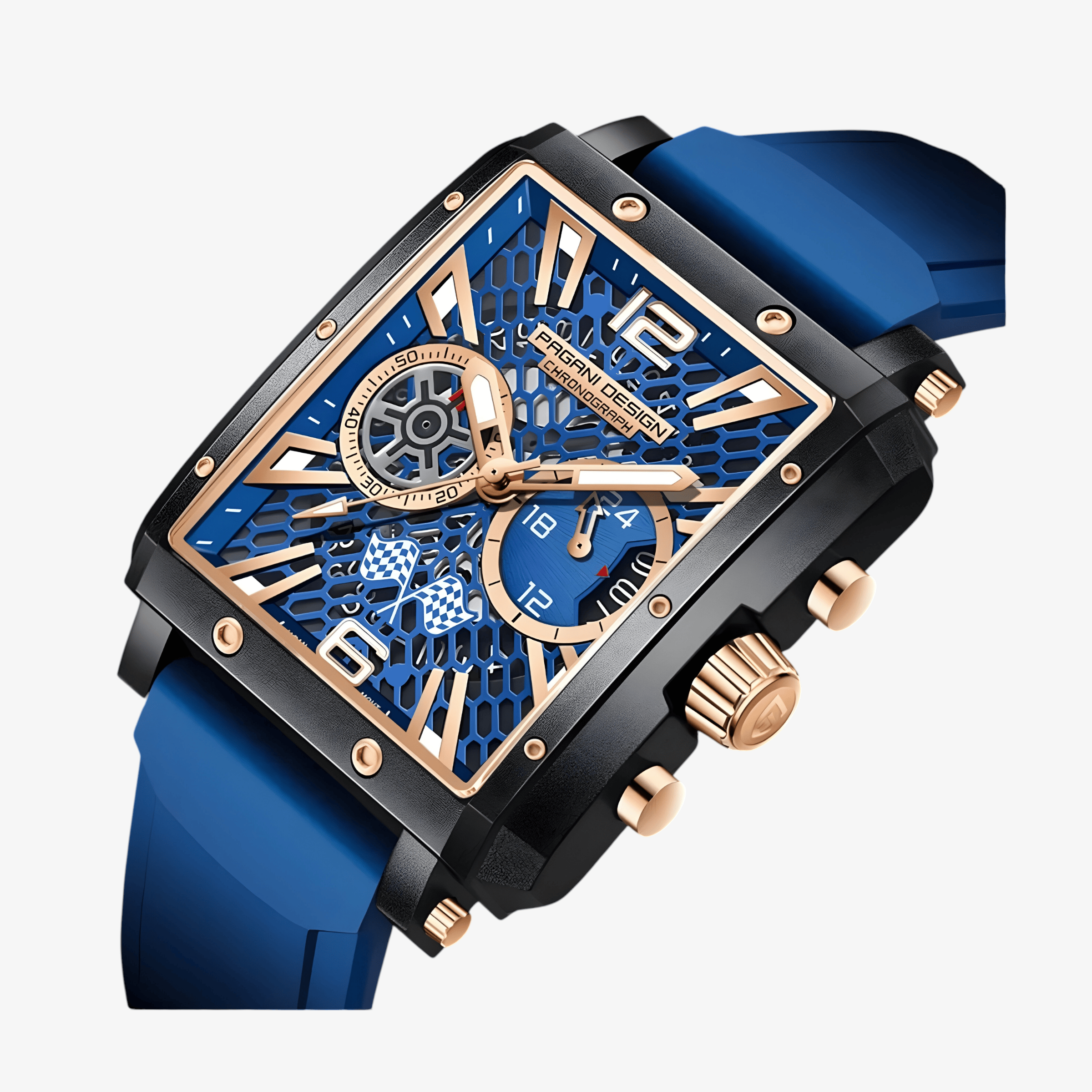 Muški Sat Pagani Desing PD-1725 Racing - Blue/Gold