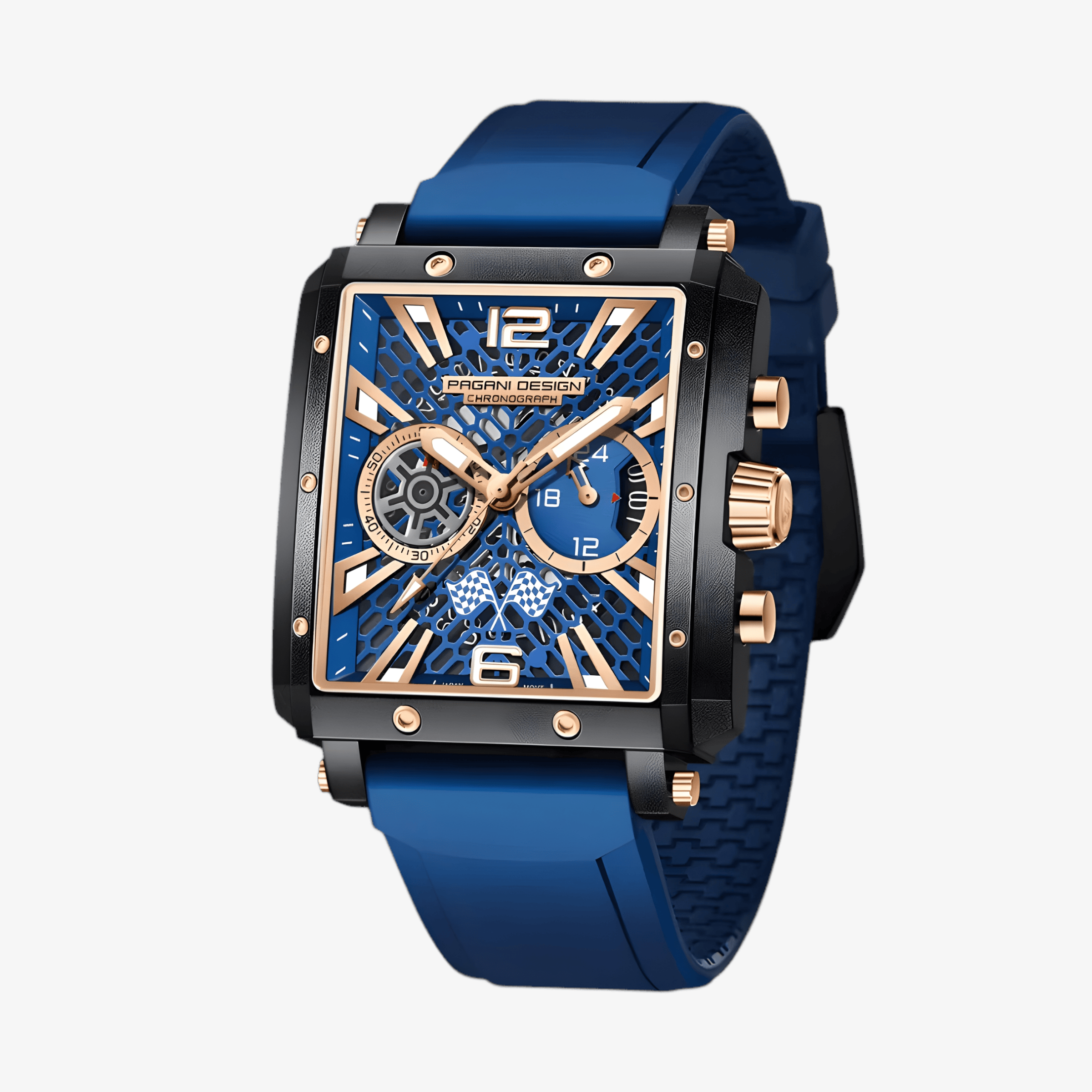 Muški Sat Pagani Desing PD-1725 Racing - Blue/Gold