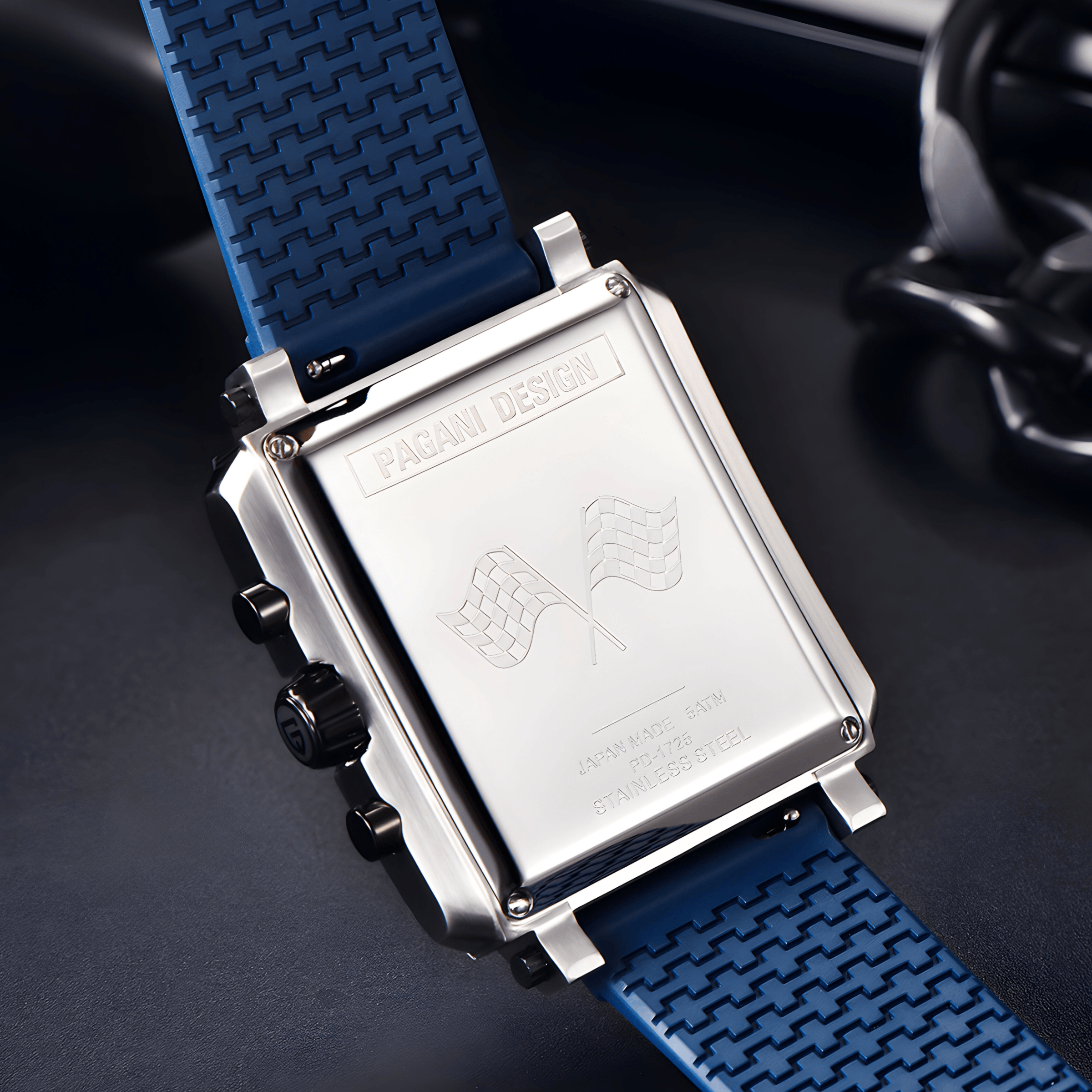 Muški Sat Pagani Desing PD-1725 Racing - Blue/Silver