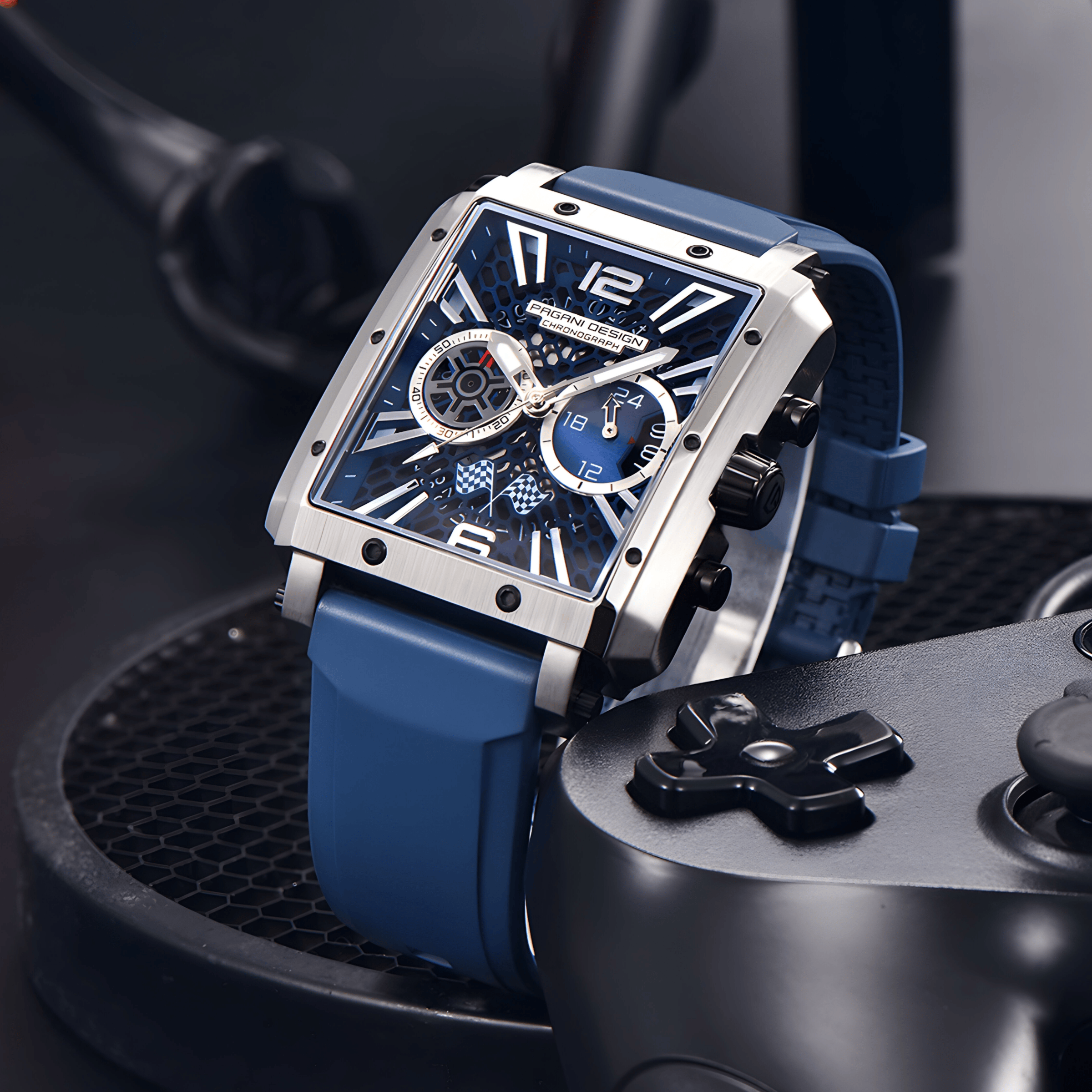 Muški Sat Pagani Desing PD-1725 Racing - Blue/Silver