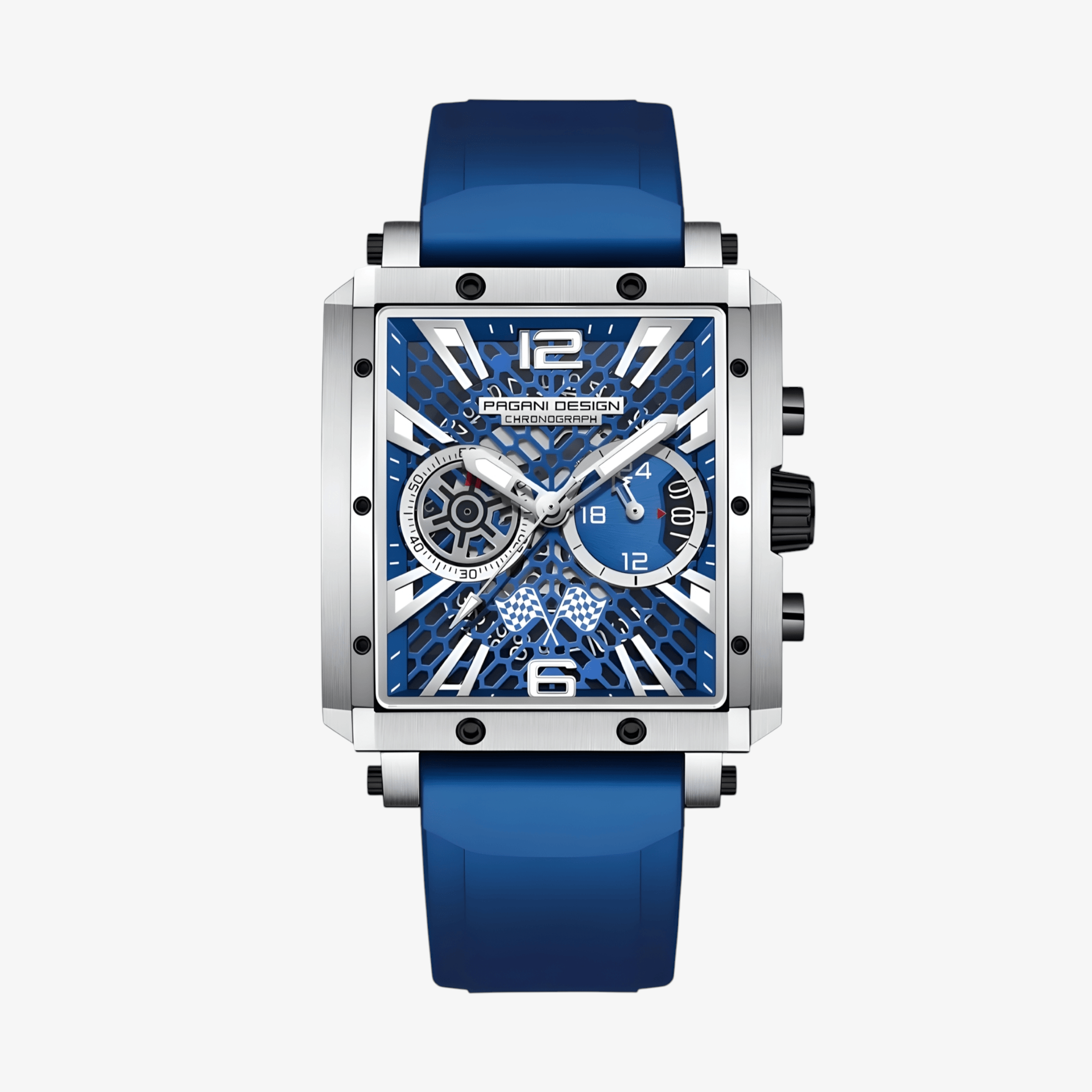 Muški Sat Pagani Desing PD-1725 Racing - Blue/Silver