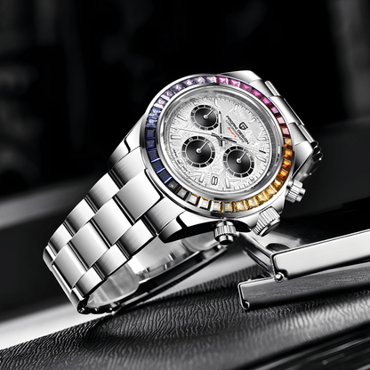 Muški sat Pagani Desing PD1644 Daytona Rainbow - Silver