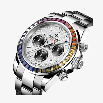 Muški sat Pagani Desing PD1644 Daytona Rainbow - Silver