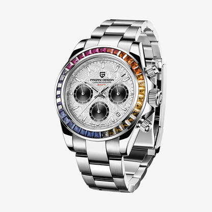 Muški sat Pagani Desing PD1644 Daytona Rainbow - Silver