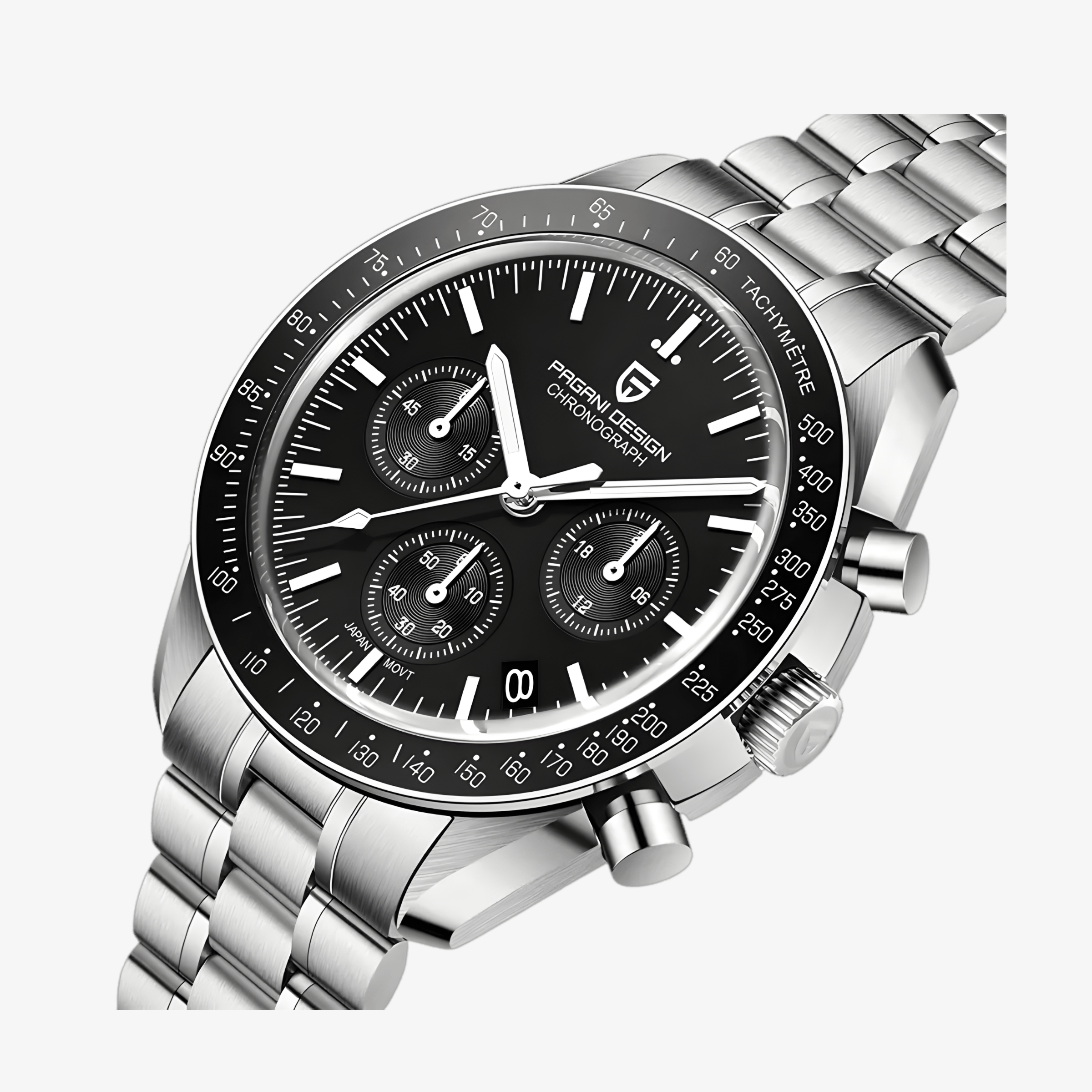 Muški Sat Pagani Desing PD1701 Speedmaster - Black Homage