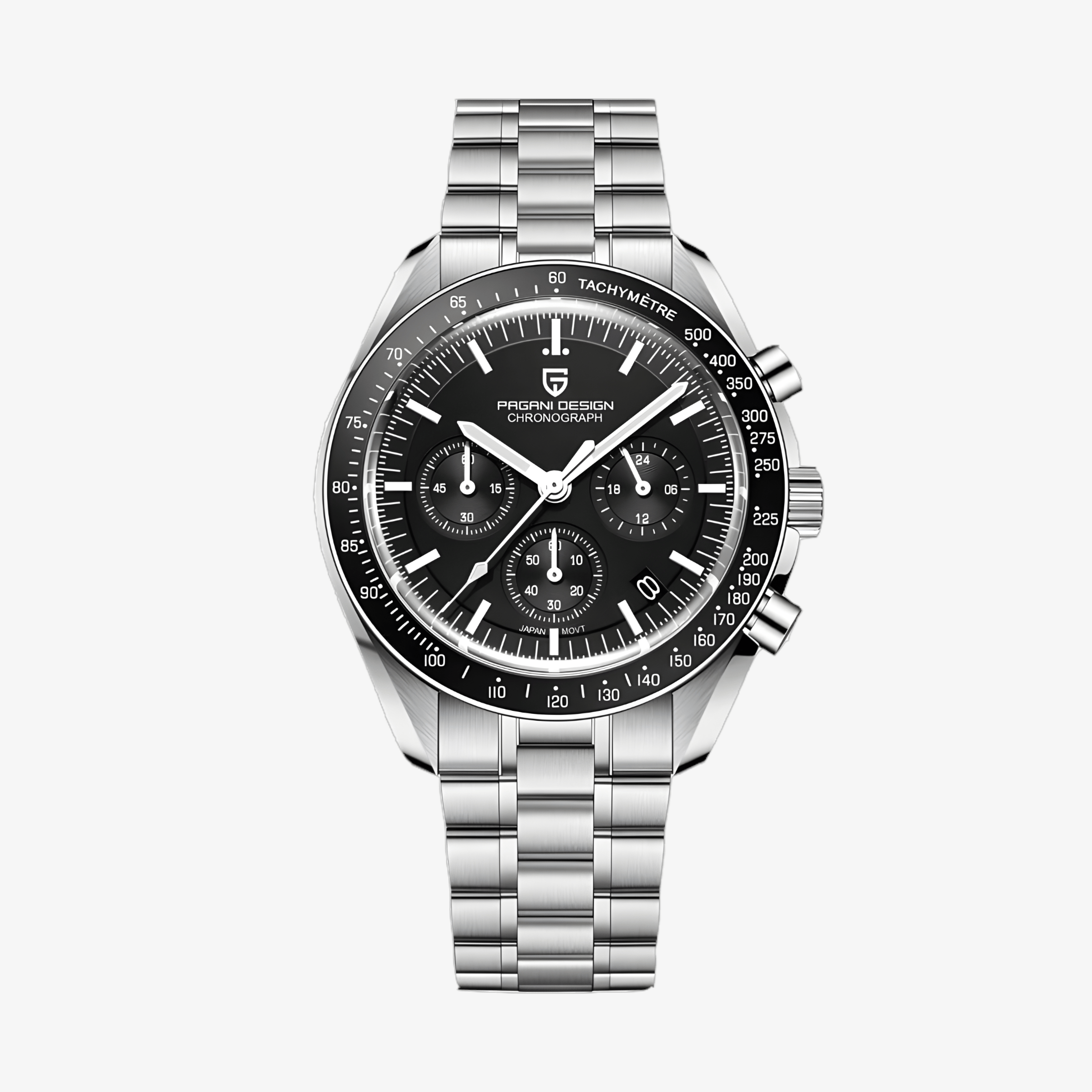 Muški Sat Pagani Desing PD1701 Speedmaster - Black Homage