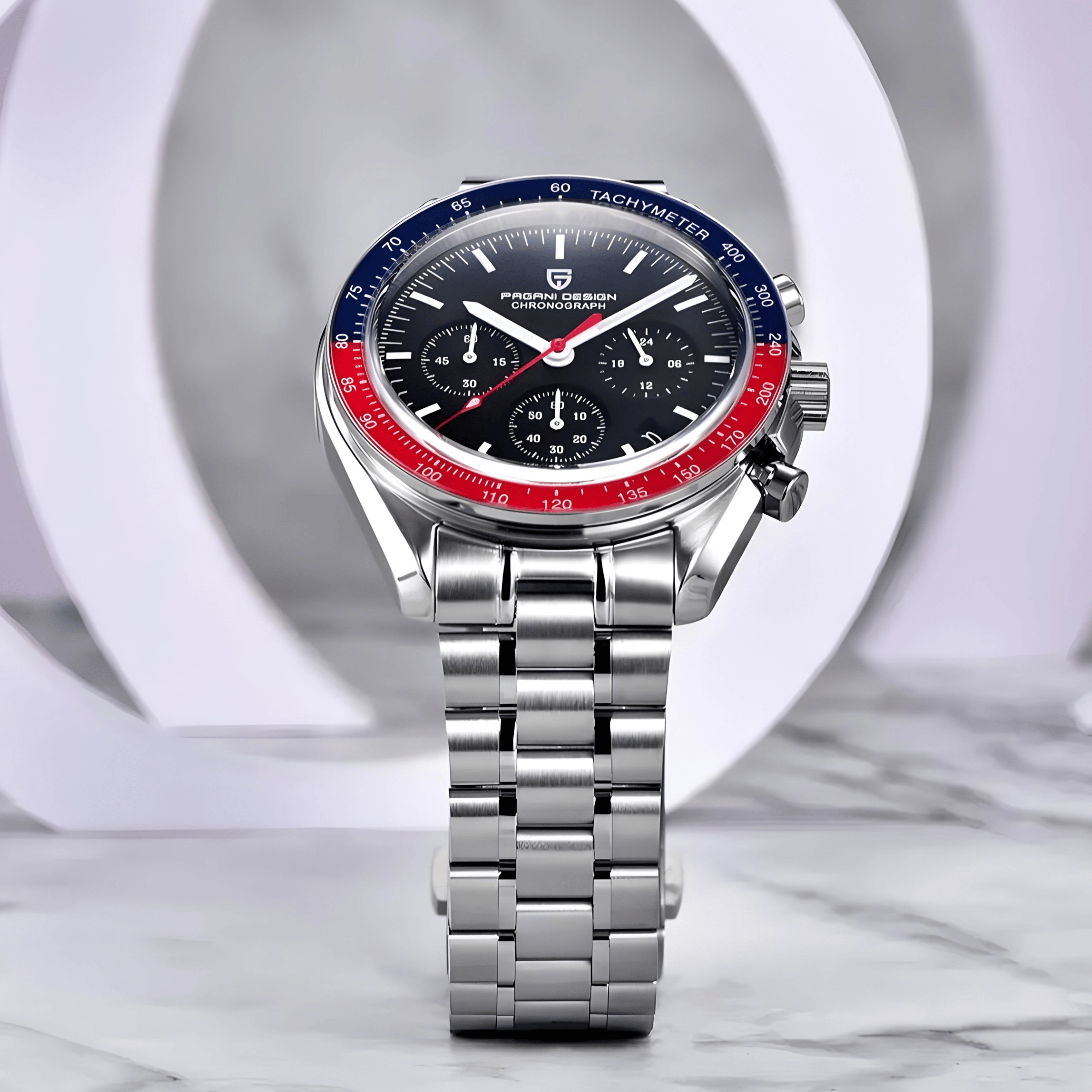 Muški Sat Pagani Desing PD1701 Speedmaster - Pepsi