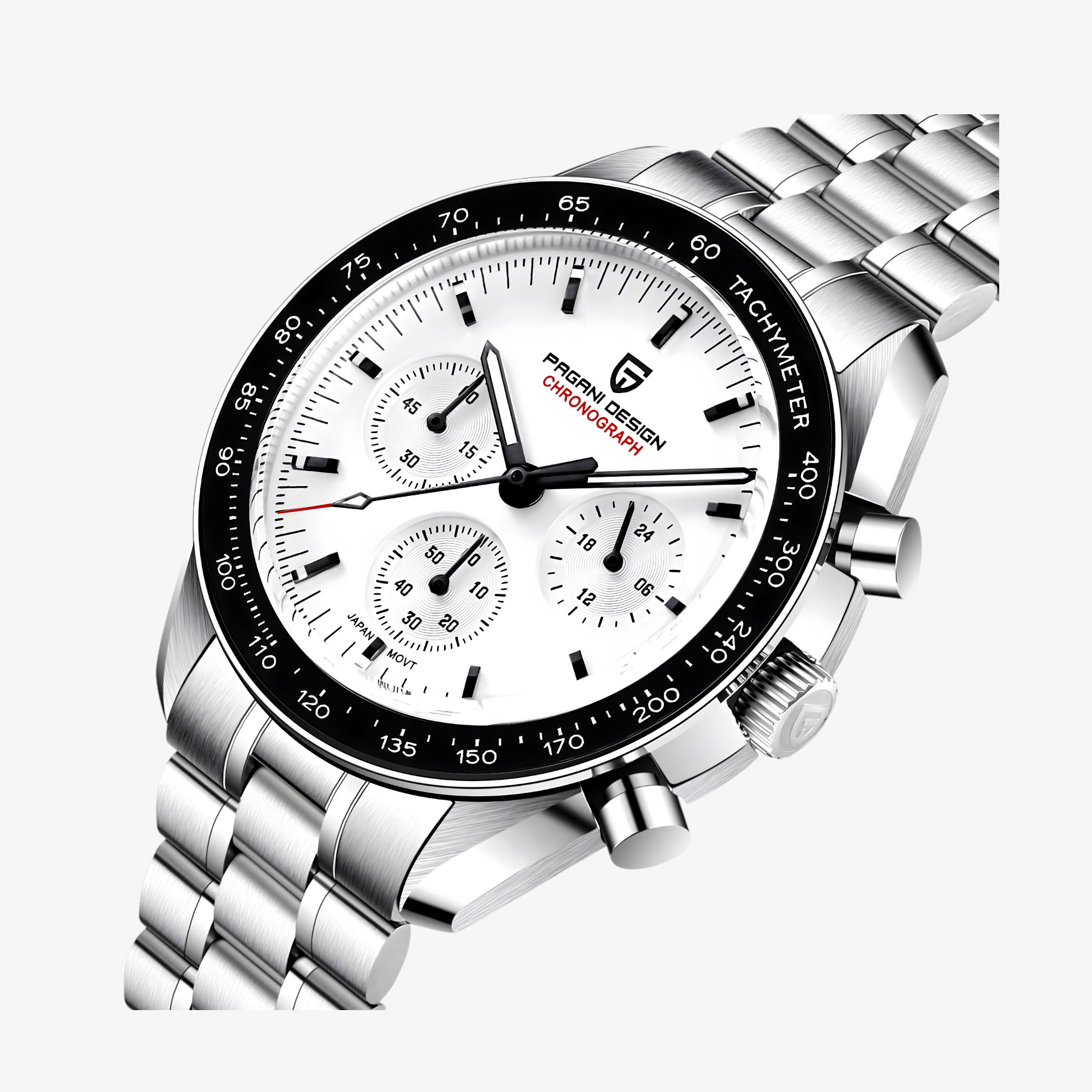 Muški Sat Pagani Desing PD1701 Speedmaster - White Homage