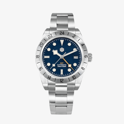 Muški Sat SAN MARTIN SN0054 - Blue GMT Homage