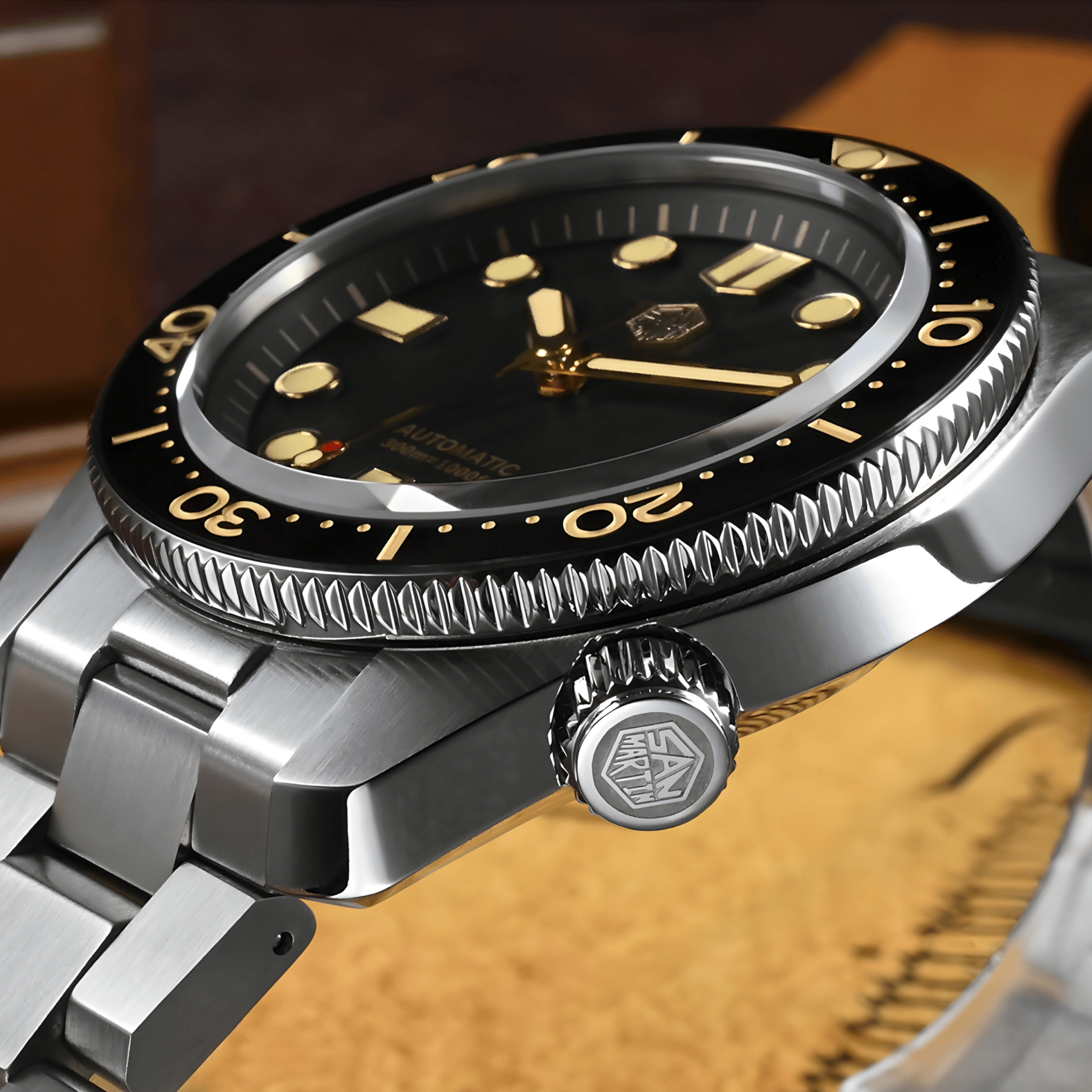 Muški Sat SAN MARTIN SN0087 - Black Homage