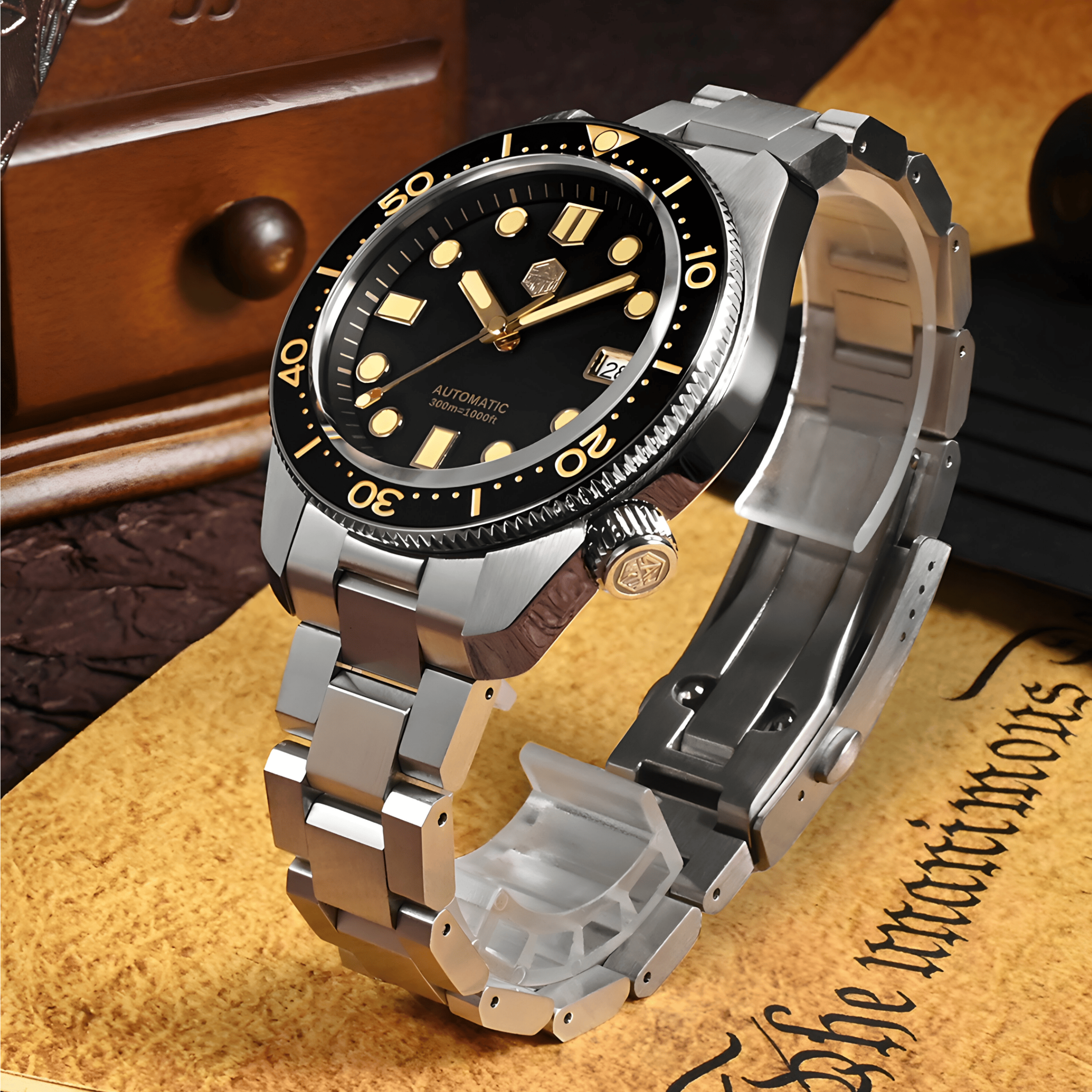 Muški Sat SAN MARTIN SN0087 - Black Homage