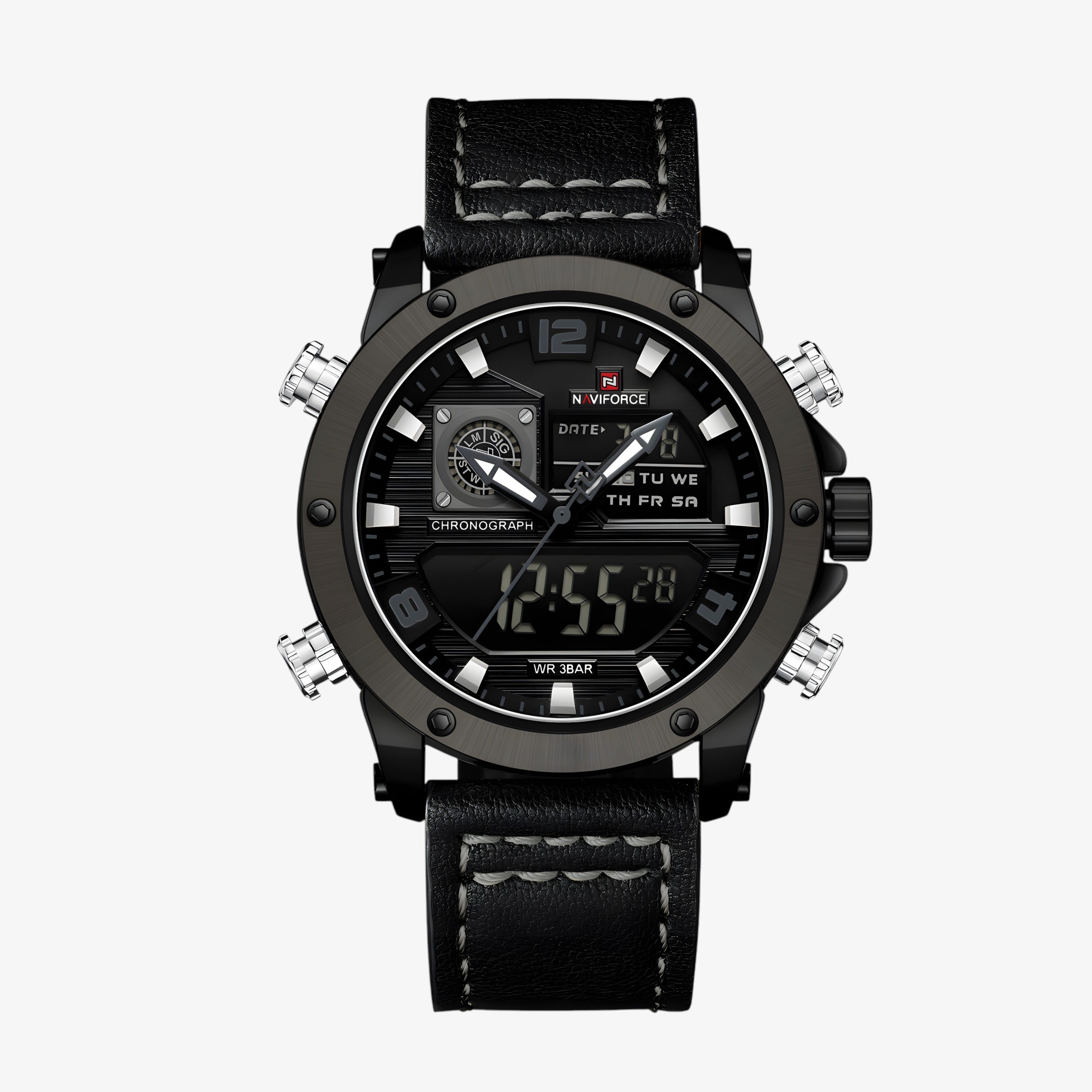 Muški Sportski Sat NaviForce NF9236 - Black