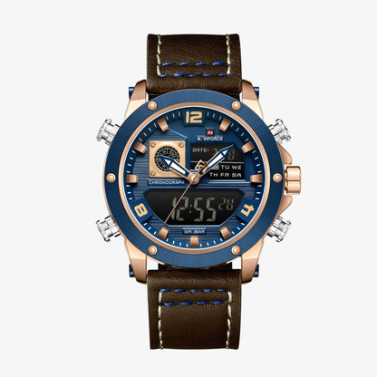 Muški Sportski Sat NaviForce NF9236 - Blue/Brown