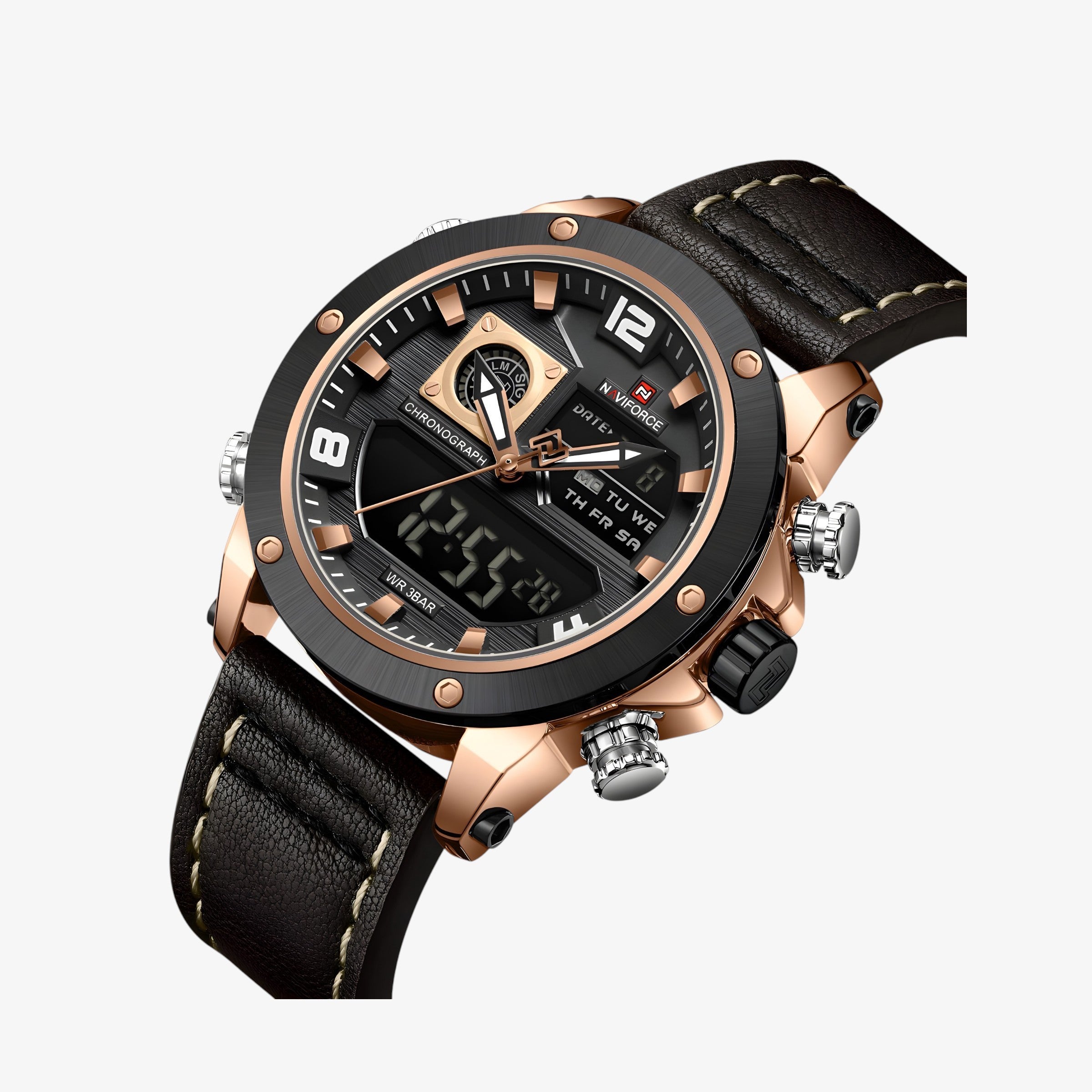 Muški Sportski Sat NaviForce NF9236 - Brown