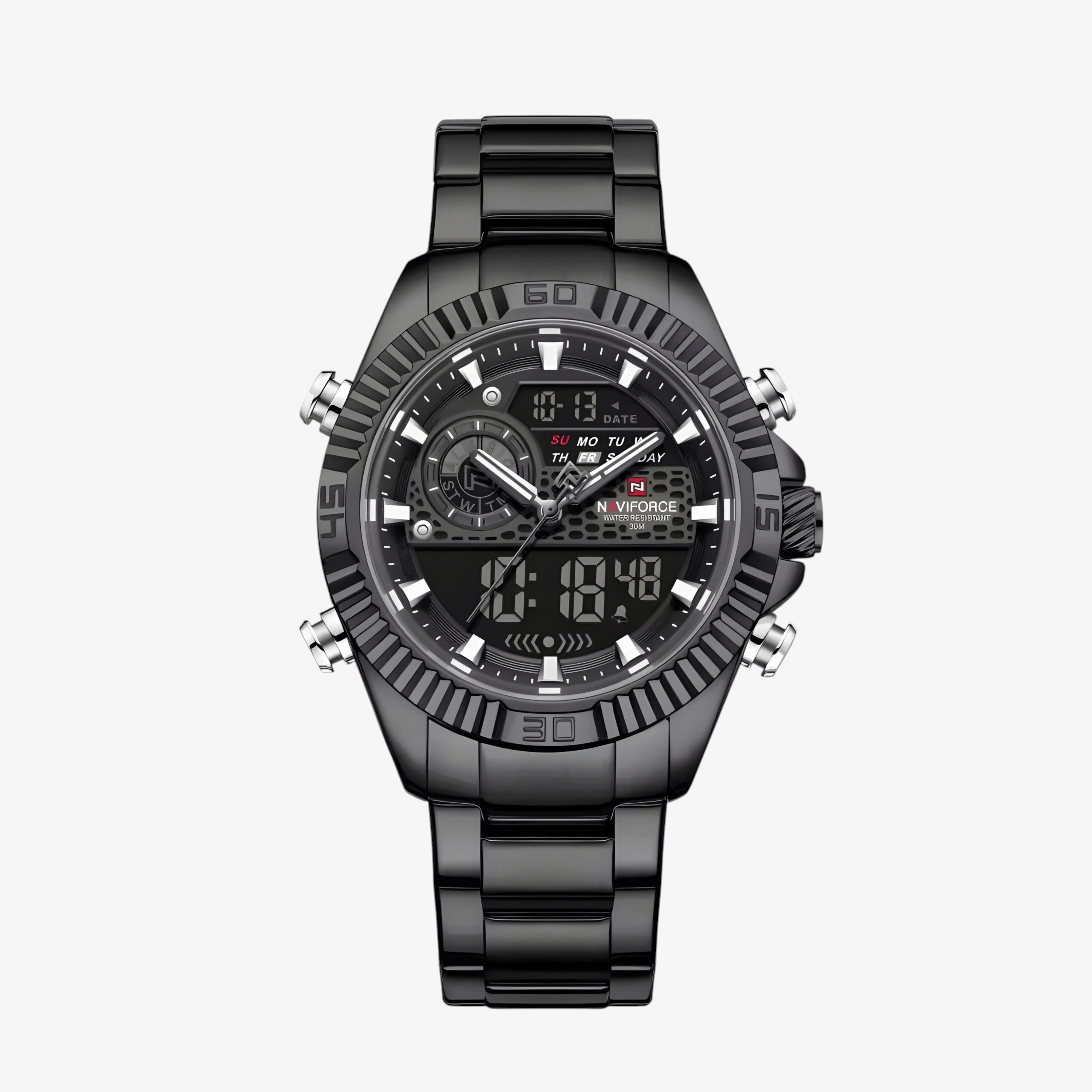 Muški Sportski Sat Naviforce NF9262 Dual One – Black