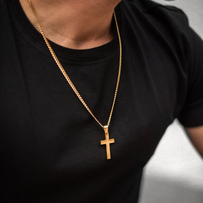 Ogrlica golden cross ✞  58% OFF Necklaces Be Brave Man Srbija