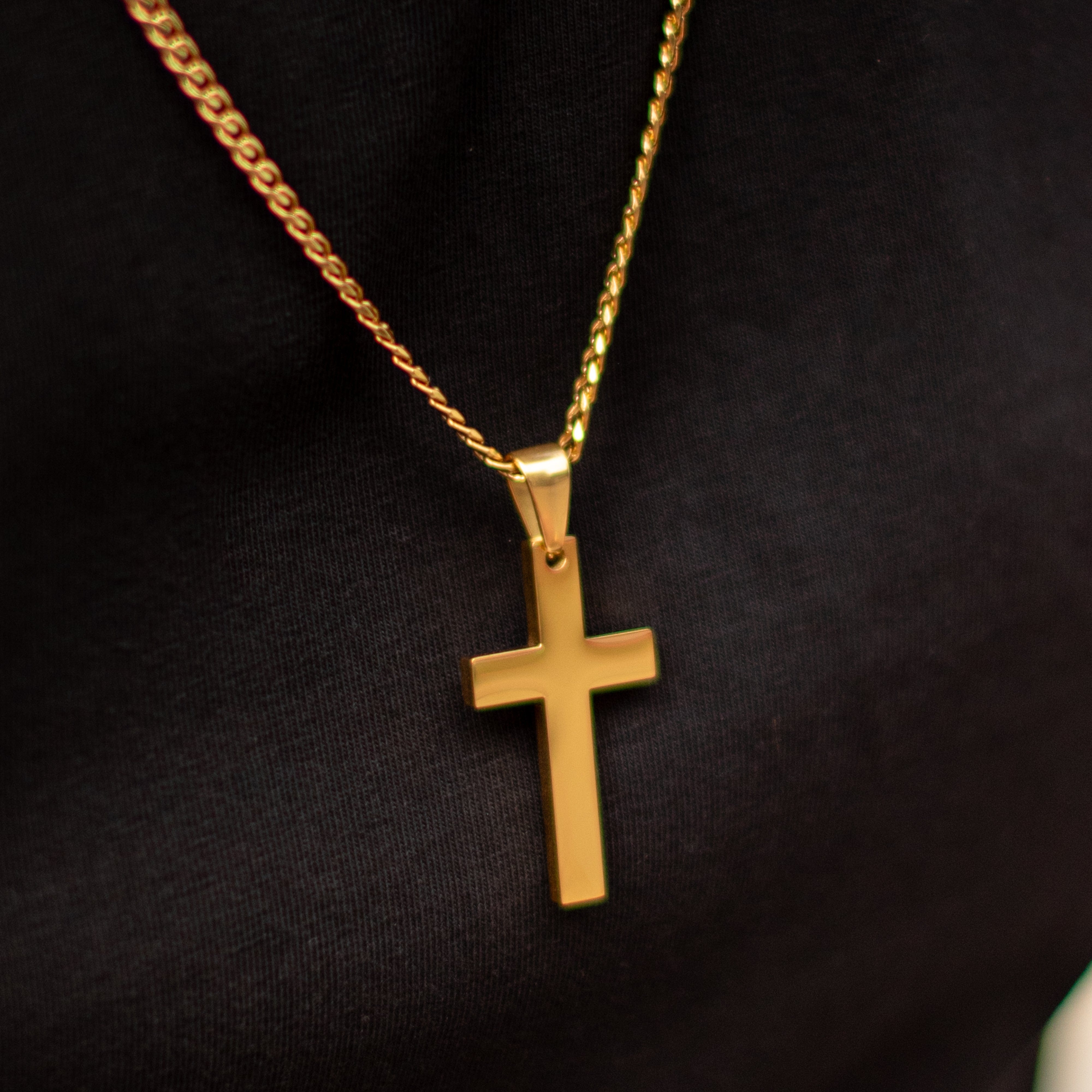 Ogrlica golden cross ✞  58% OFF Necklaces Be Brave Man Srbija