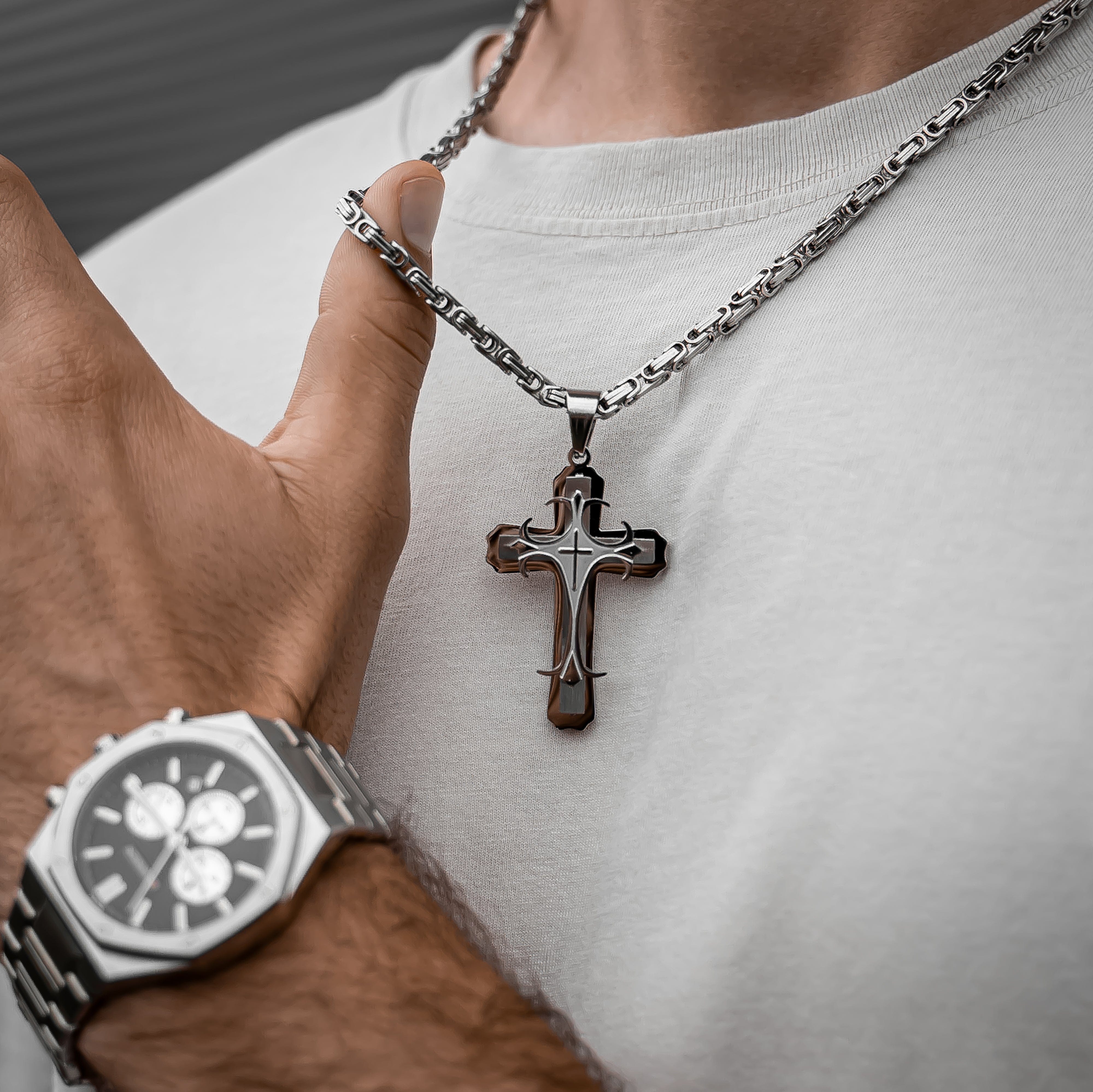 Ogrlica "Holy Cross" 40% OFF Be Brave Man Srbija