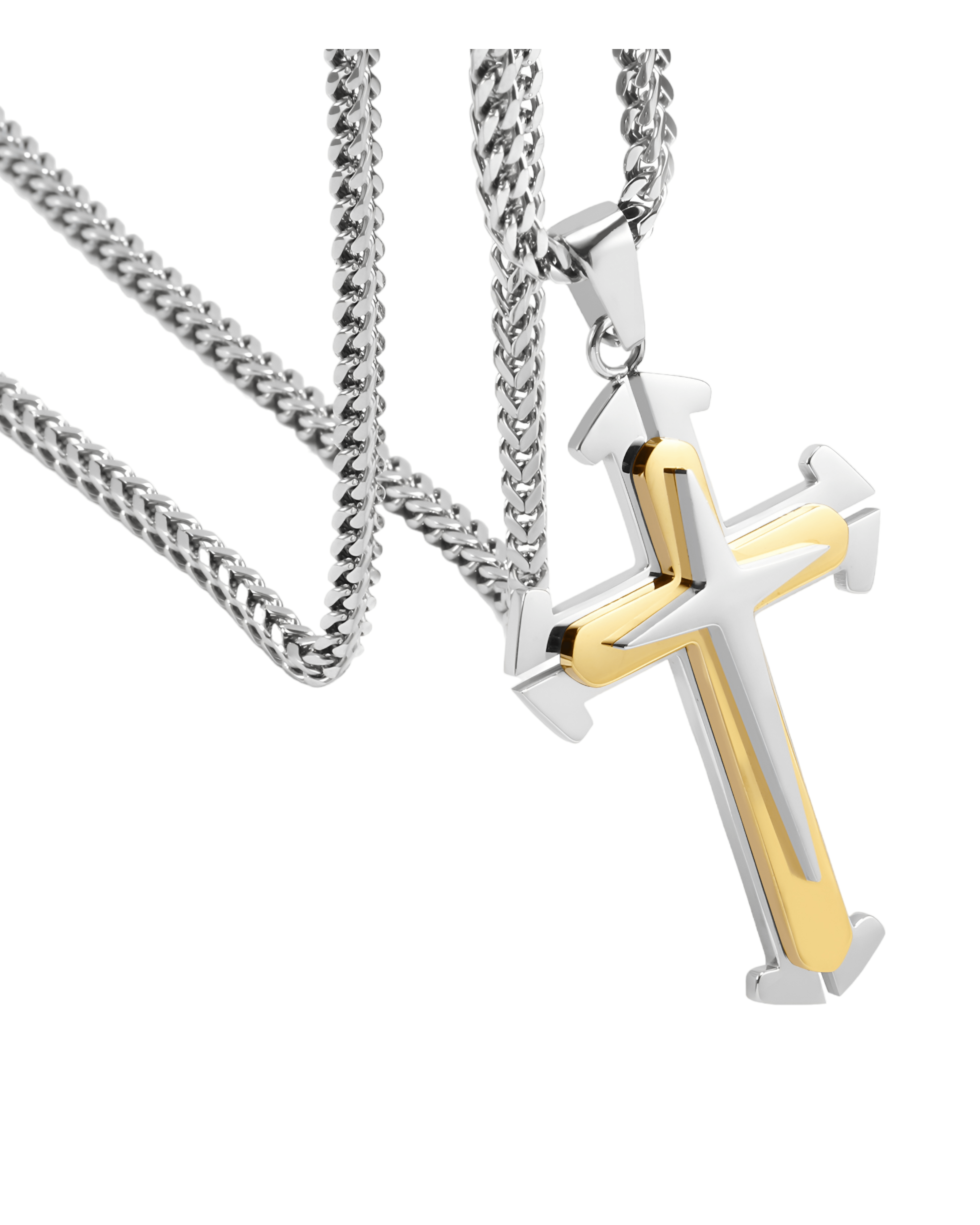 Ogrlica Ostrog ✞ 25% OFF Necklaces Srebrno Zlatna Be Brave Man Srbija