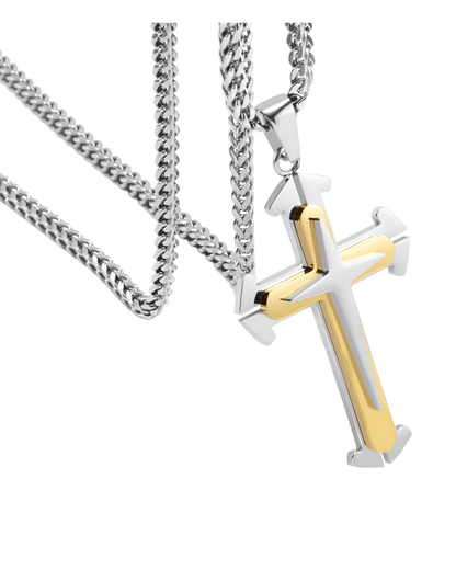 Ogrlica Ostrog ✞ 25% OFF Necklaces Srebrno Zlatna Be Brave Man Srbija