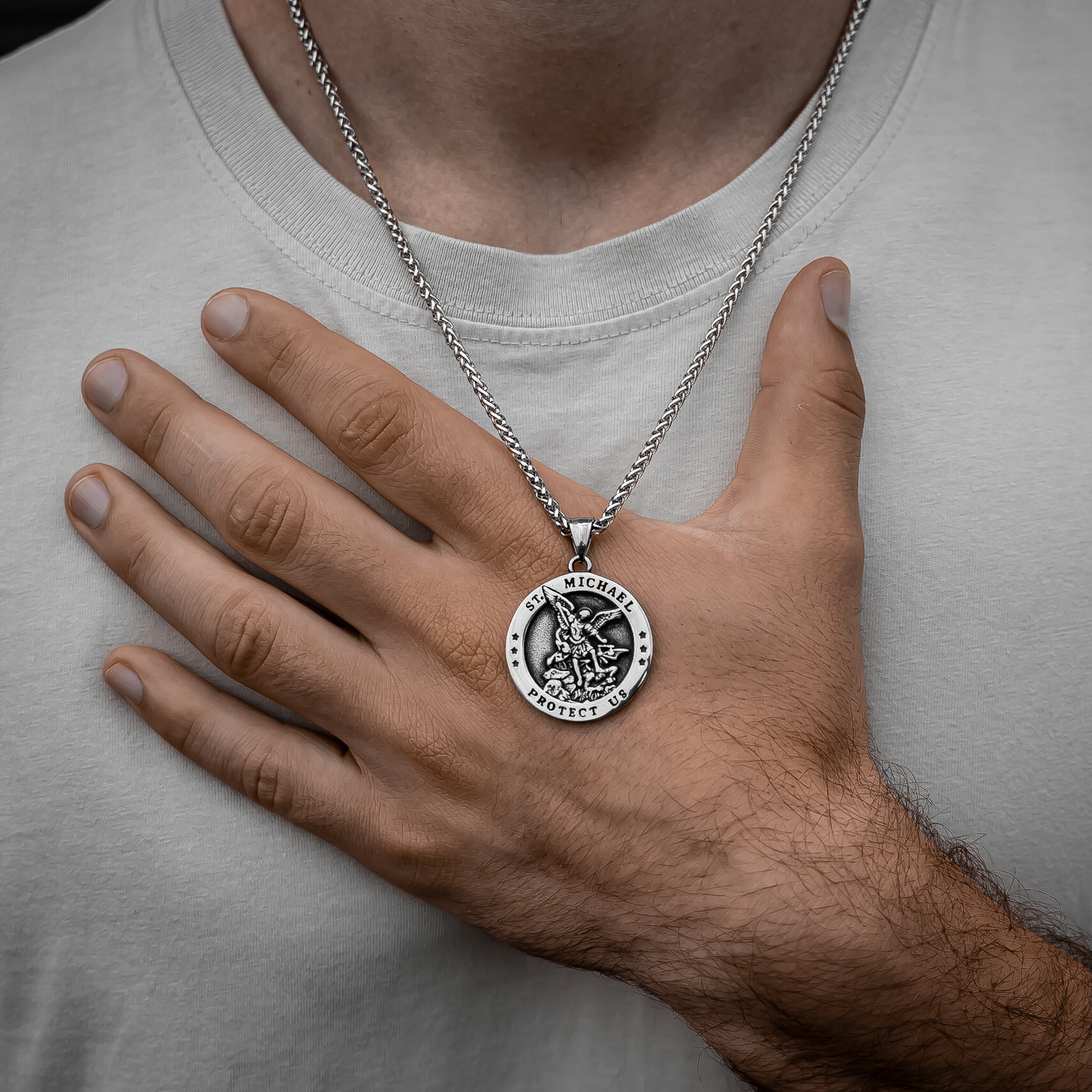 Ogrlica Sveti Arhangel Mihailo ✞ 50% OFF Necklaces Be Brave Man Srbija