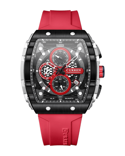 Original Curren W.R. Red ⌚ Watches Be Brave Man Srbija