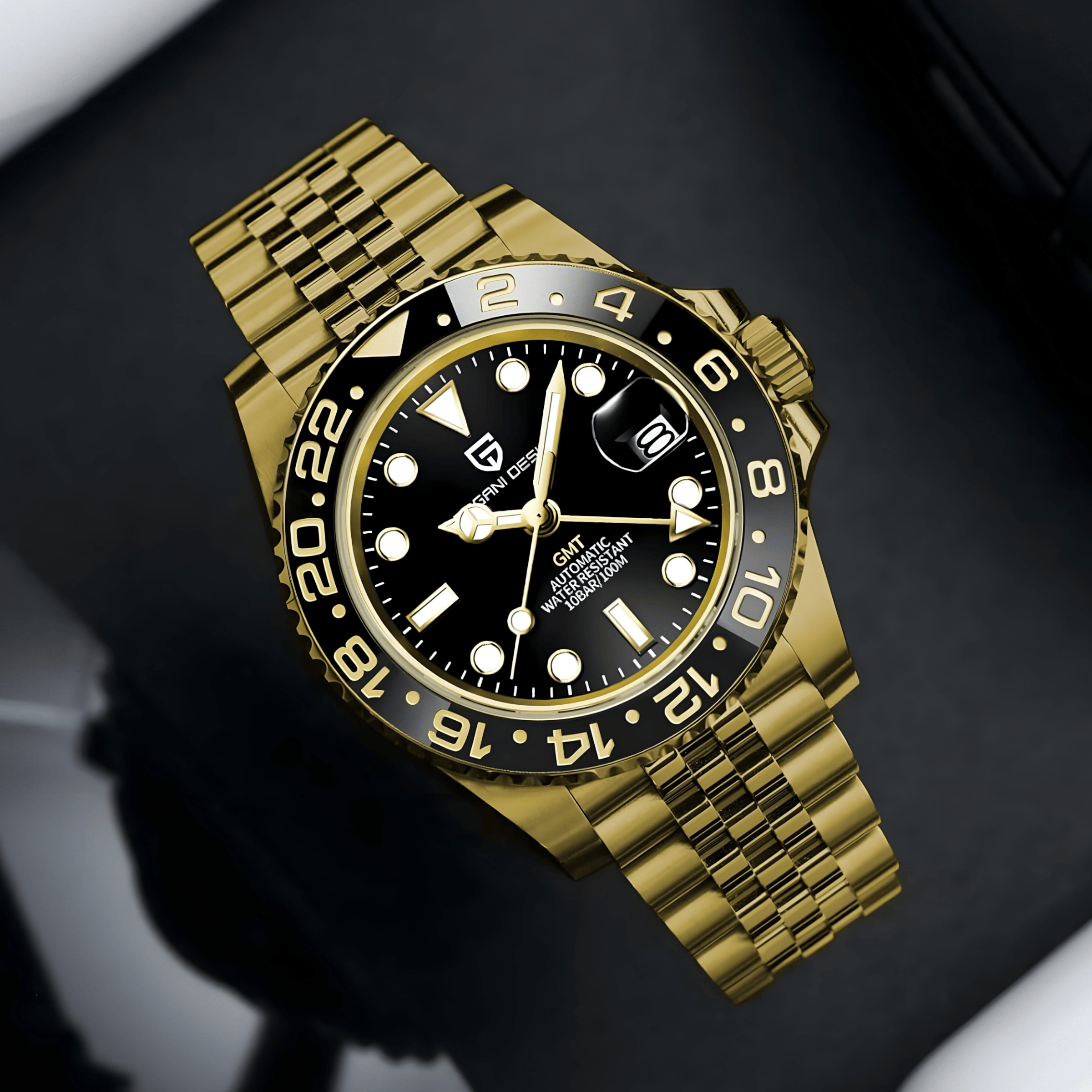 Pagani Design PD-1662 Automatik GMT “Gold”