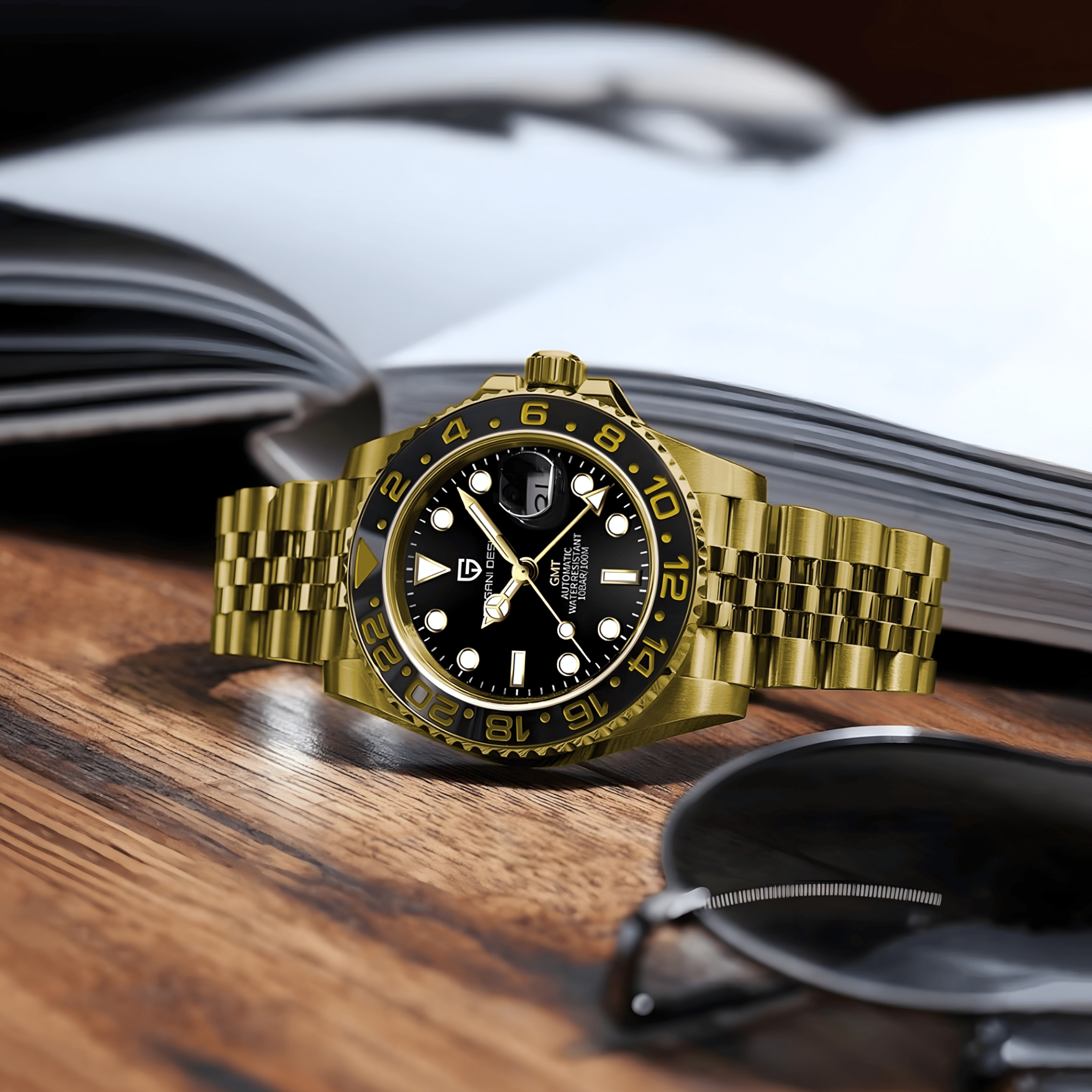 Pagani Design PD-1662 Automatik GMT “Gold”