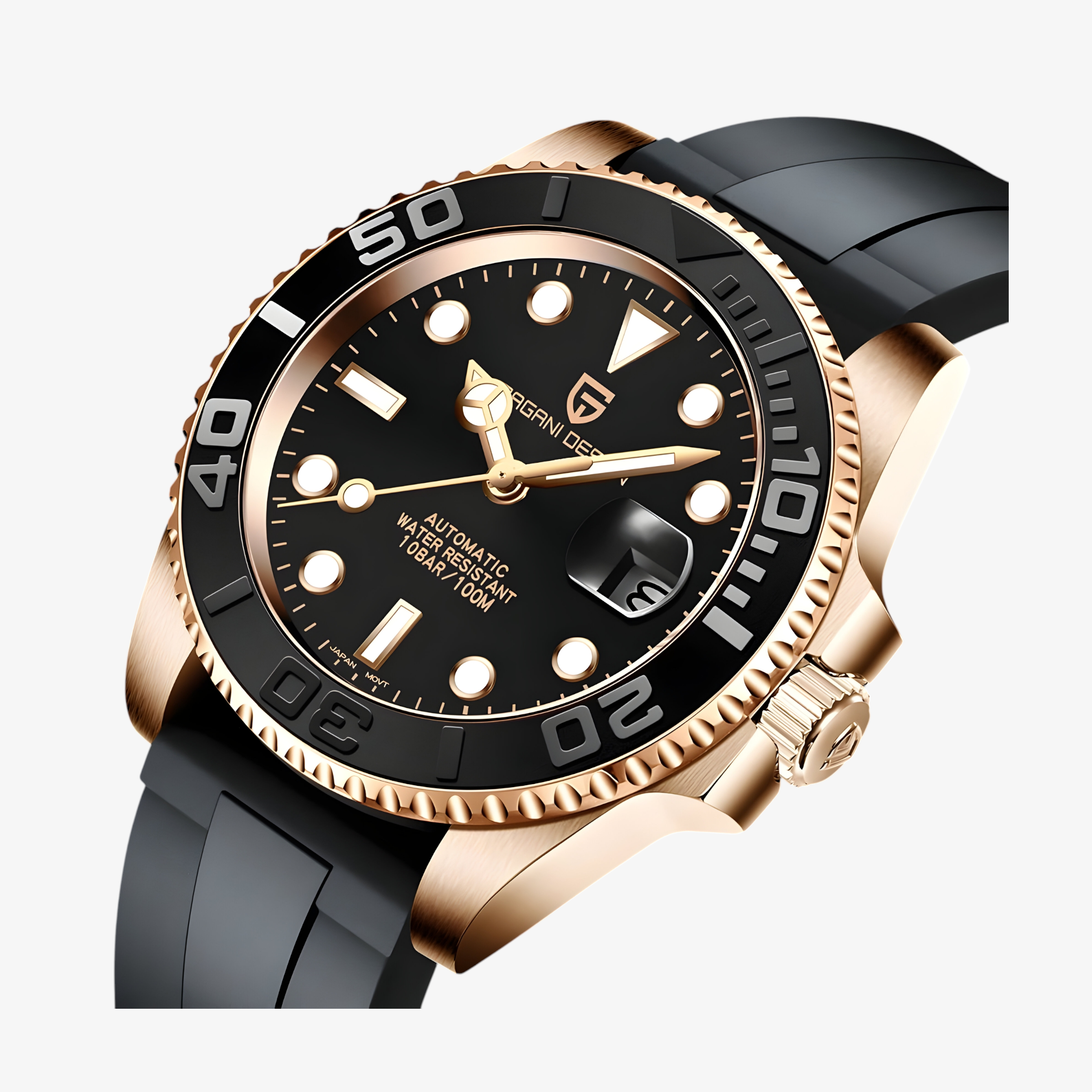 Muški Automatik Sat Pagani Design PD1651 - Royal Gold