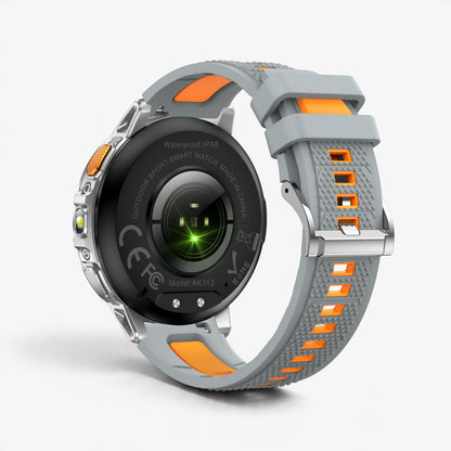 Muški Pametni Sat Military AK112 - Silver/Orange