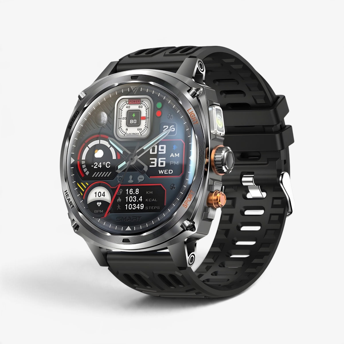 Muški Pametni Sat Military V95 - Black