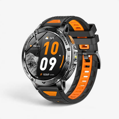 Muški Pametni Sat Military AK112 - Black/Orange