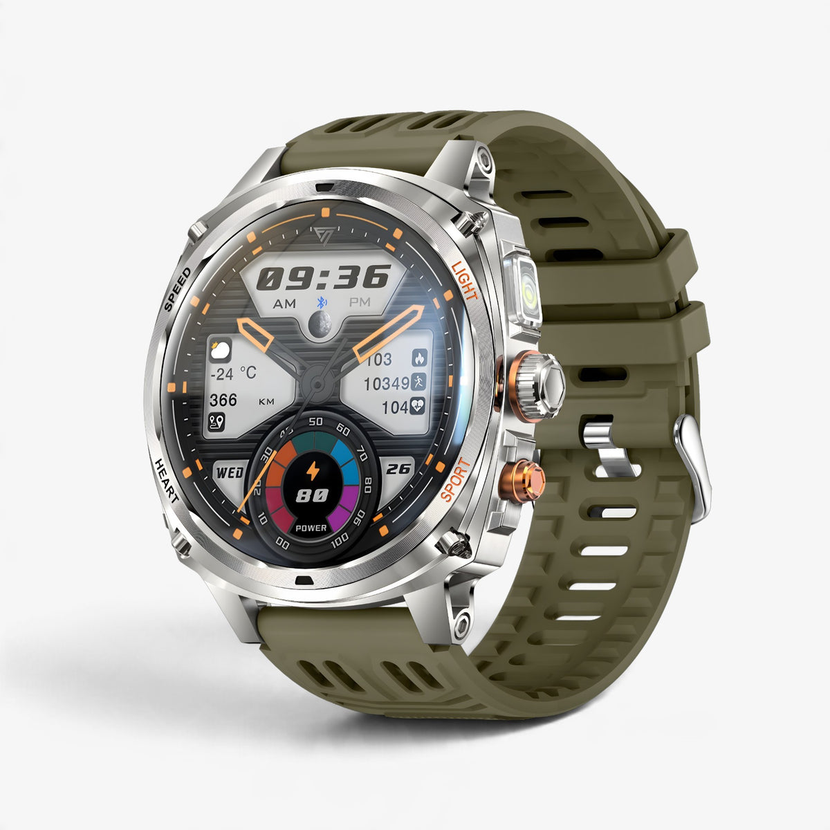 Muški Pametni Sat Military V95 - Green